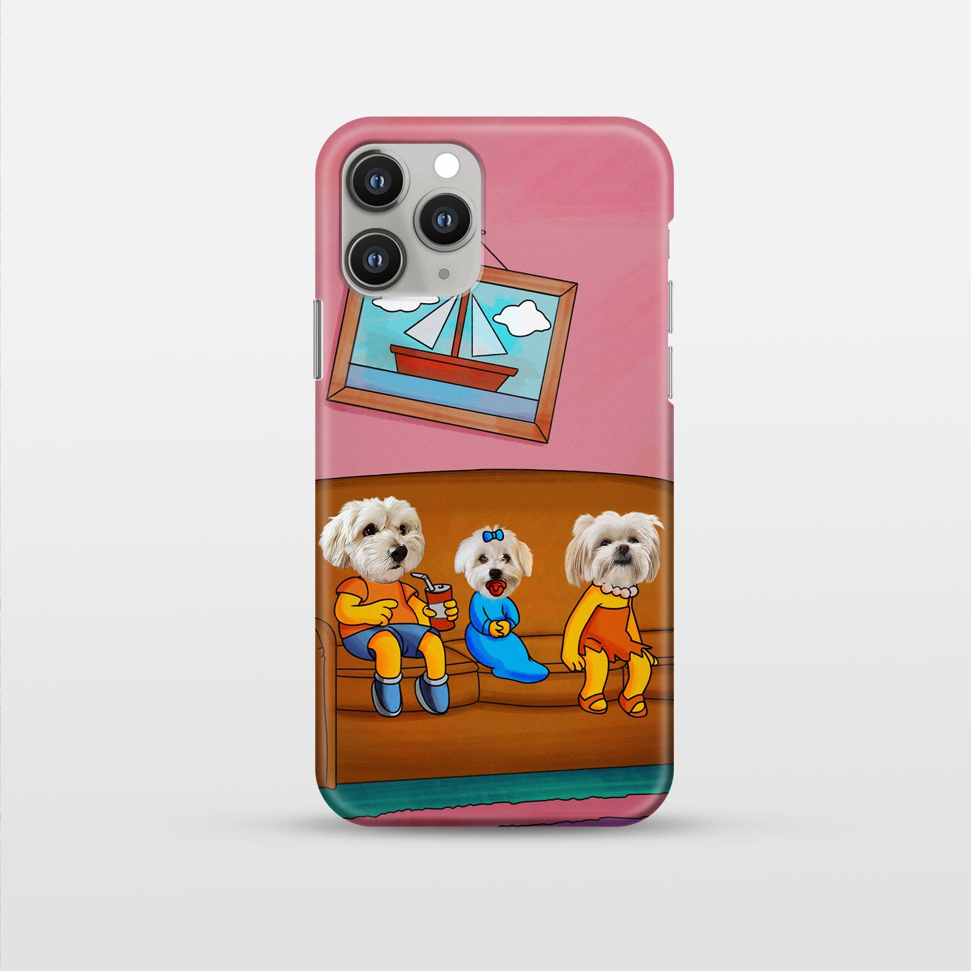 The Yellow Three - Custom Pet Phone Case