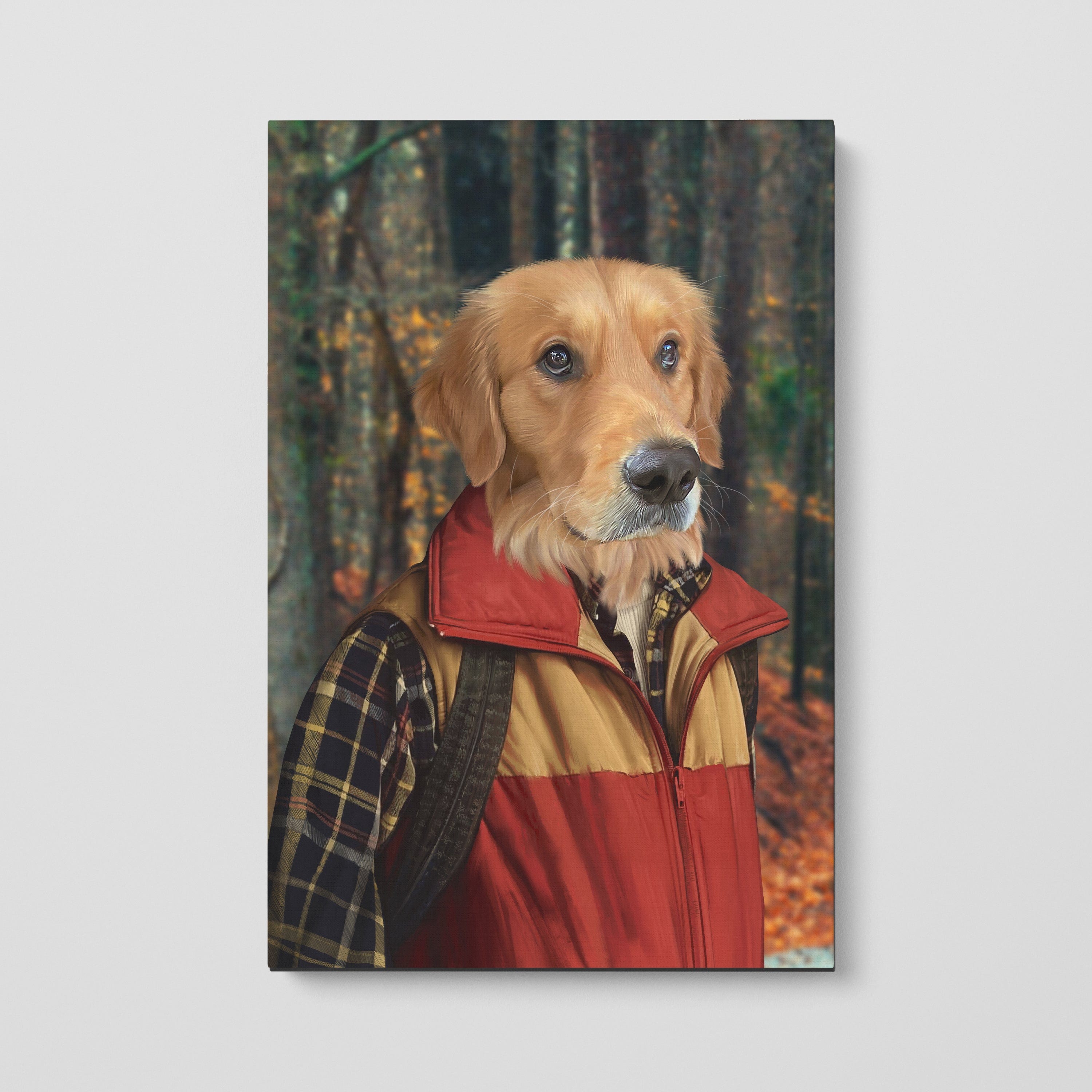 Royal and Paws - Canvas The Best Friend - Custom Pet Canvas 8" x 10" / The Woods