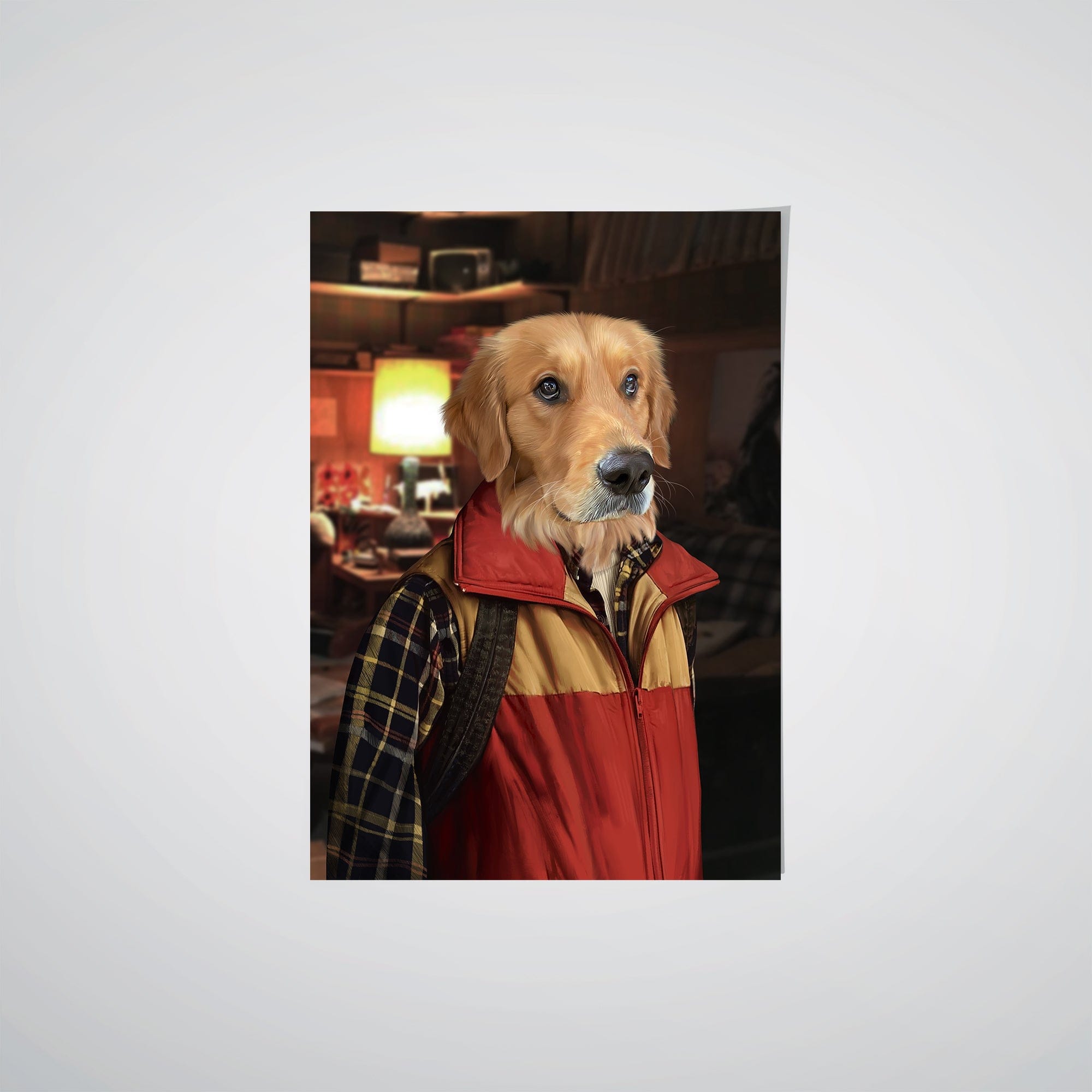 Royal and Paws - Poster The Best Friend - Custom Pet Poster 8.3" x 11.7" / Basement