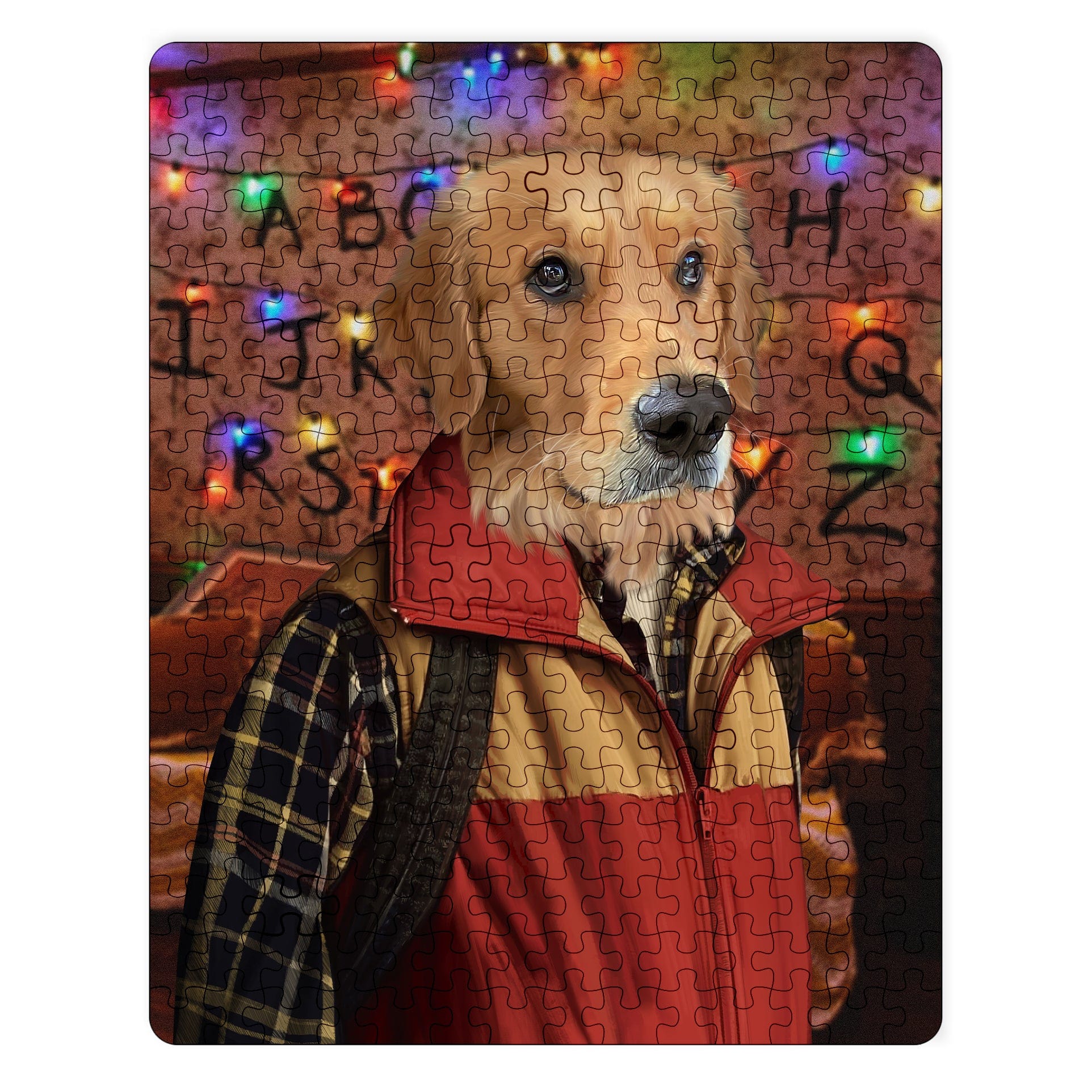Royal and Paws - Puzzle The Best Friend - Custom Puzzle 11" x 14" / Wall of Lights