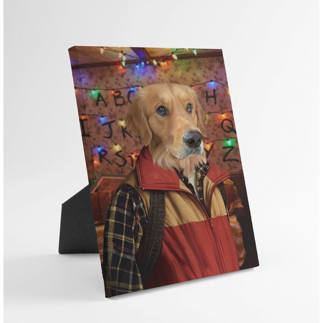 Royal and Paws - Standing Canvas The Best Friend - Custom Standing Canvas 8" x 10" / Wall of Lights