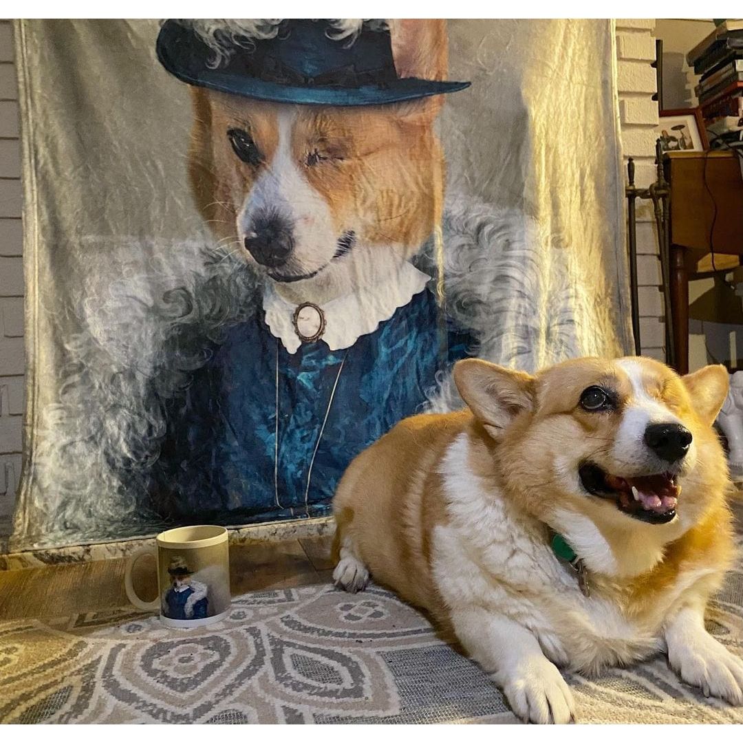 The Boa Lady - Custom Pet Blanket