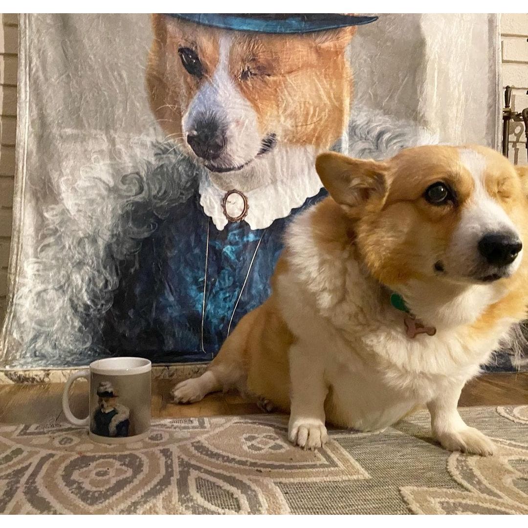 The Boa Lady - Custom Pet Blanket