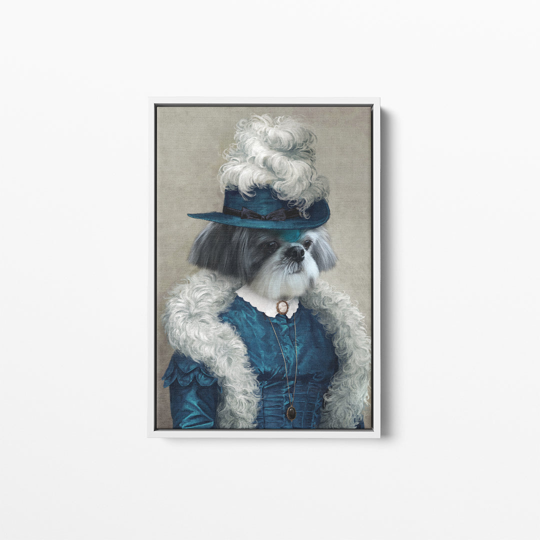 The Boa Lady - Custom Pet Canvas