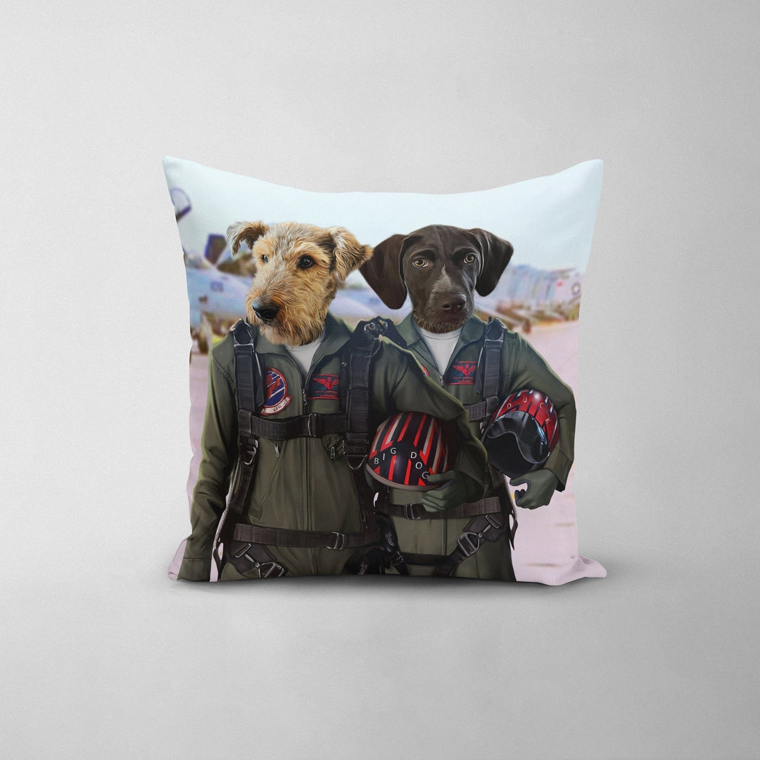 The Fighter Pilots - Custom Throw Pillow