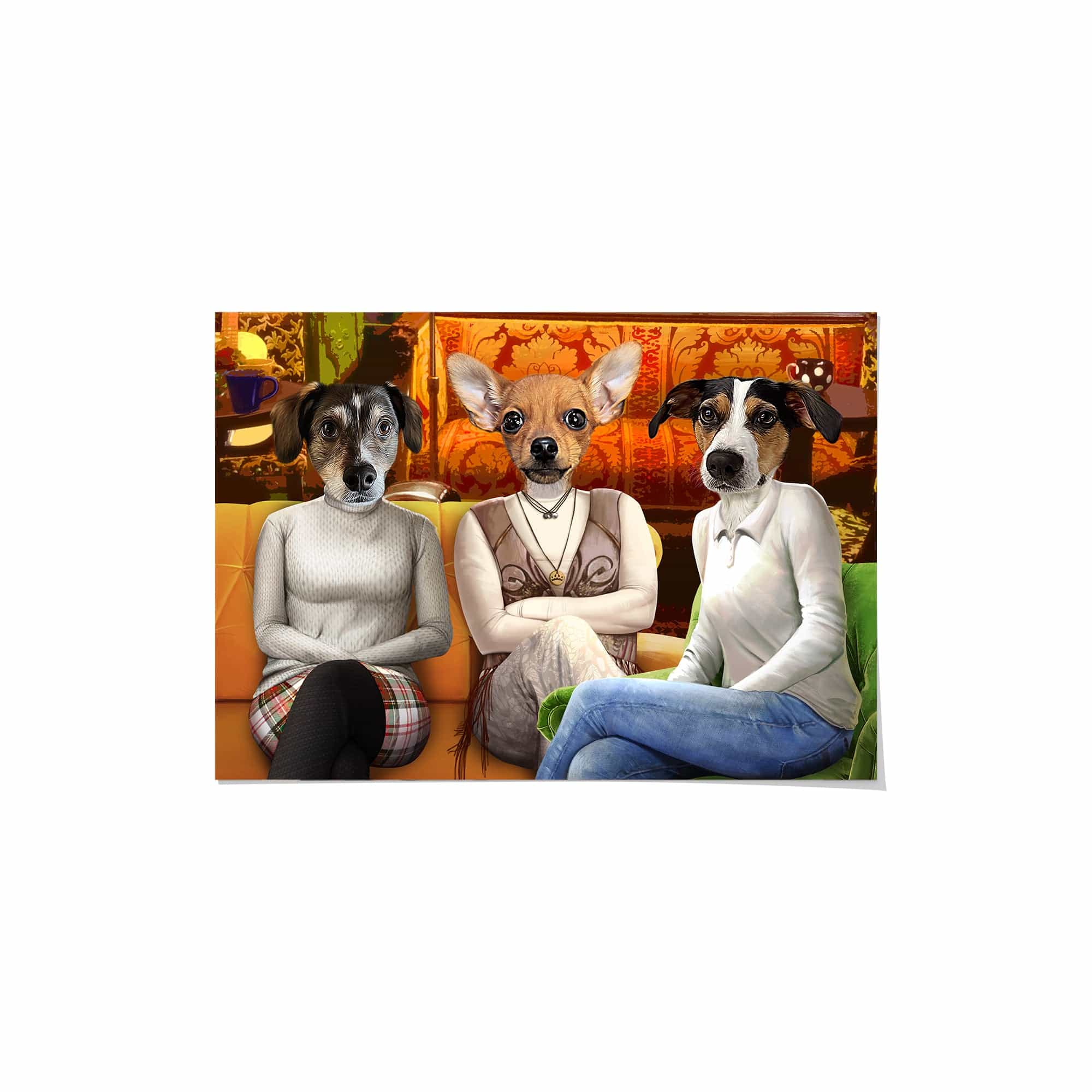 Coffee House Girls - Custom Pet Poster