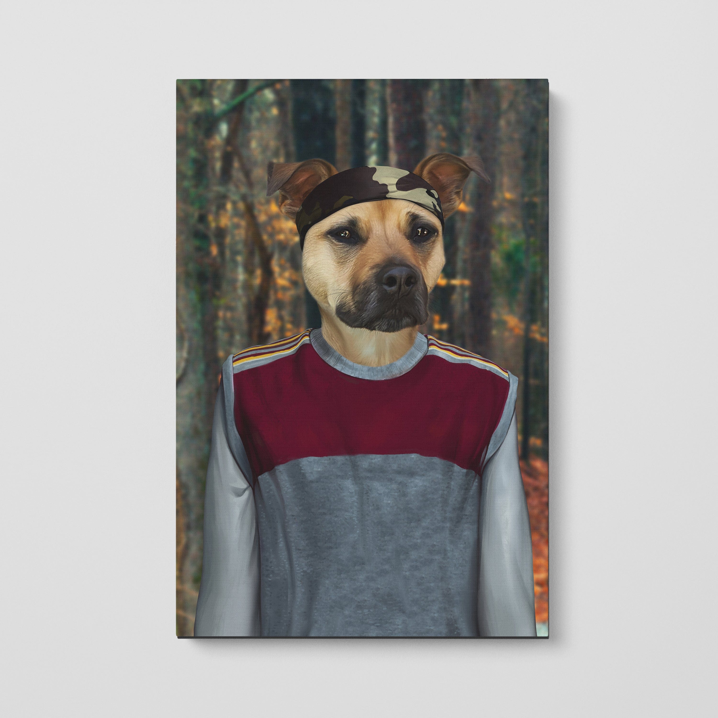 Royal and Paws - Canvas The Cool Friend - Custom Pet Canvas 8" x 10" / The Woods