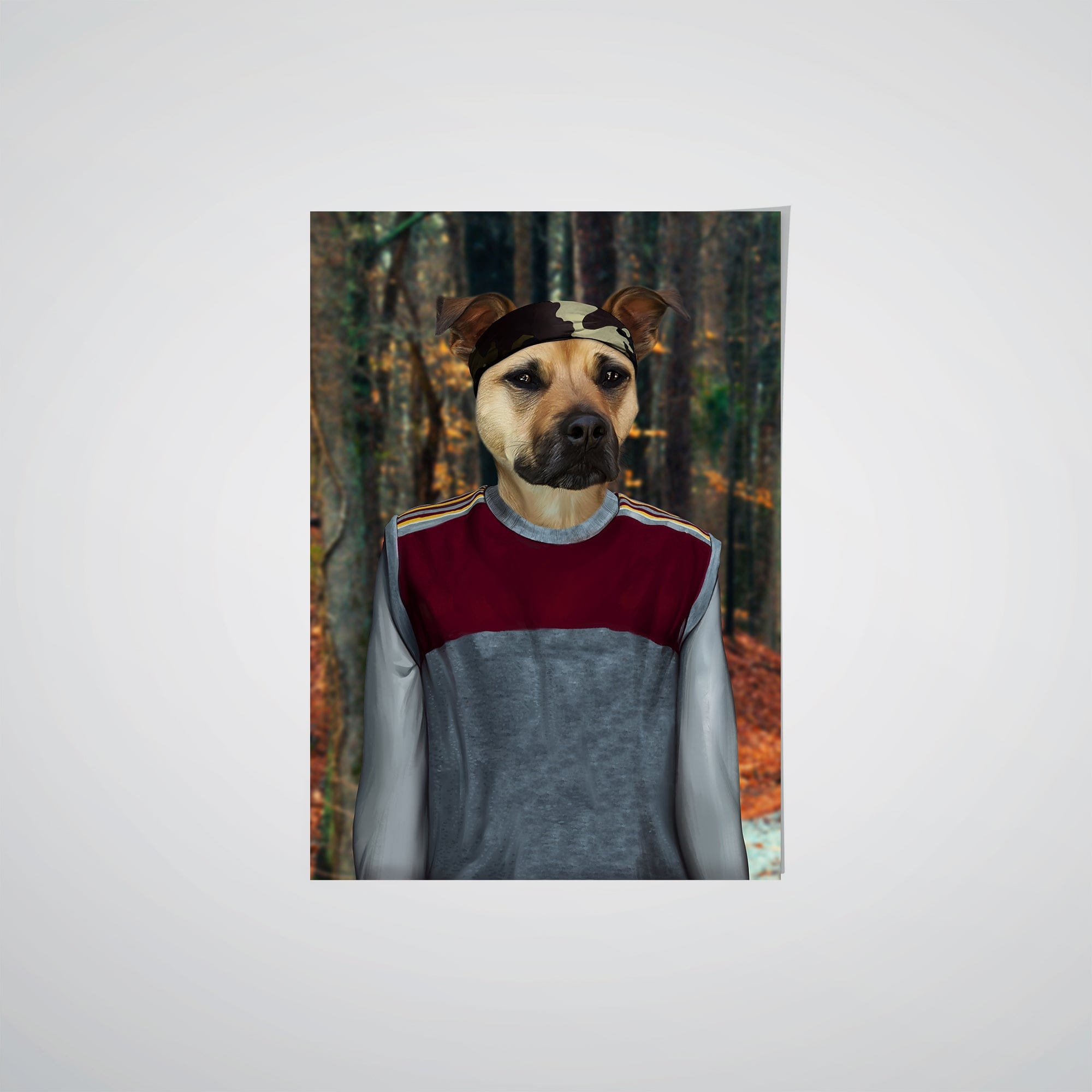 Royal and Paws - Poster The Cool Friend - Custom Pet Poster 8.3" x 11.7" / The Woods