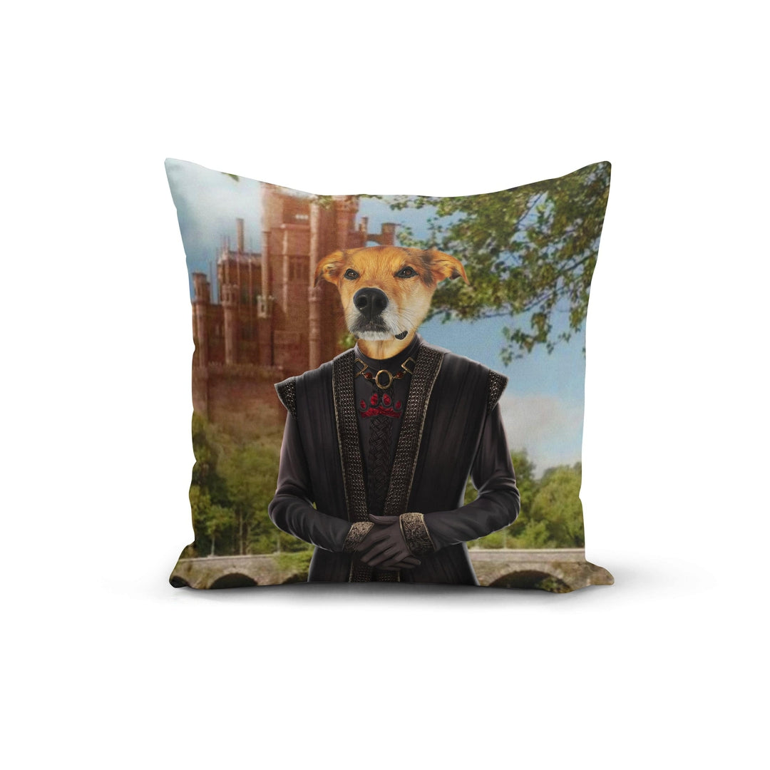 Royal and Paws - Throw Pillow The Dragon King - Custom Throw Pillow 14" x 14" / Castle 1