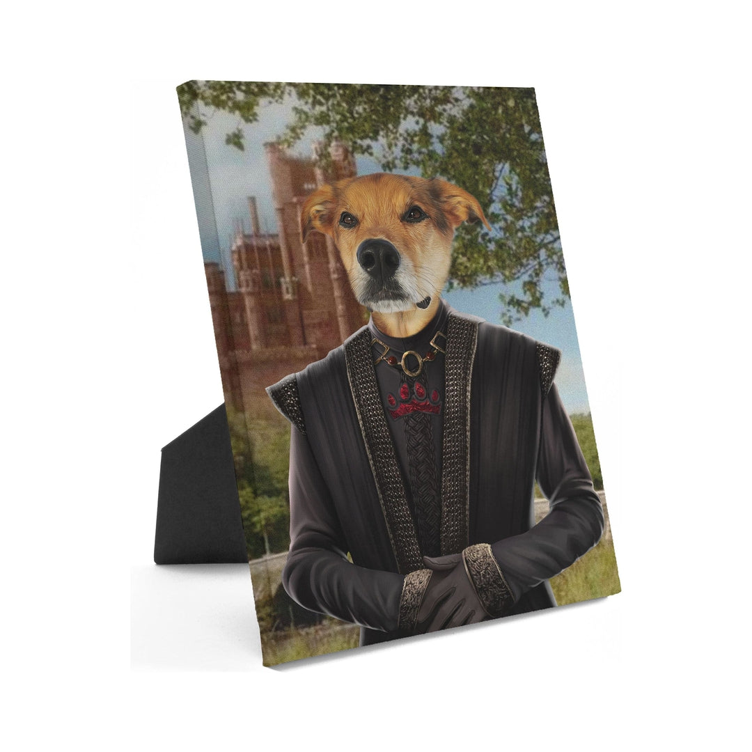 Royal and Paws - Standing Canvas The Dragon King - Custom Standing Canvas 8" x 10" / Castle 1