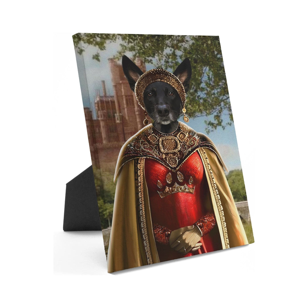 Royal and Paws - Standing Canvas The Dragon Princess - Custom Standing Canvas 8" x 10" / Castle 1