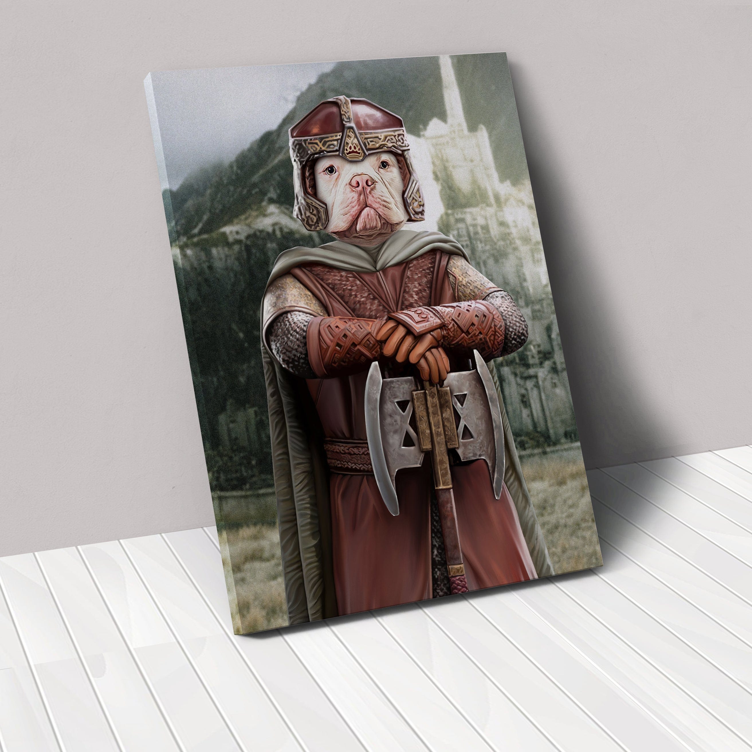 Royal and Paws - Canvas The Dwarf - Custom Pet Canvas 8" x 10" / Background 1