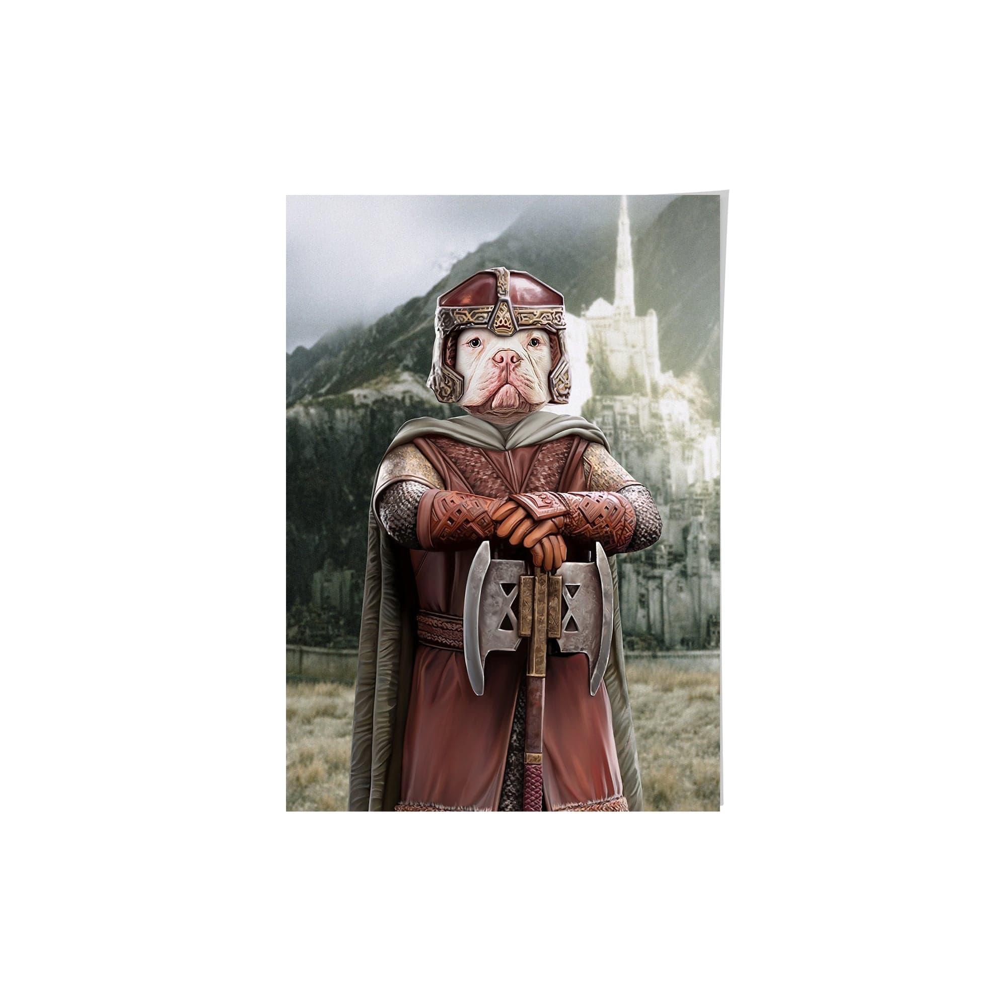 Royal and Paws - Poster The Dwarf - Custom Pet Poster 8.3" x 11.7" / Background 1