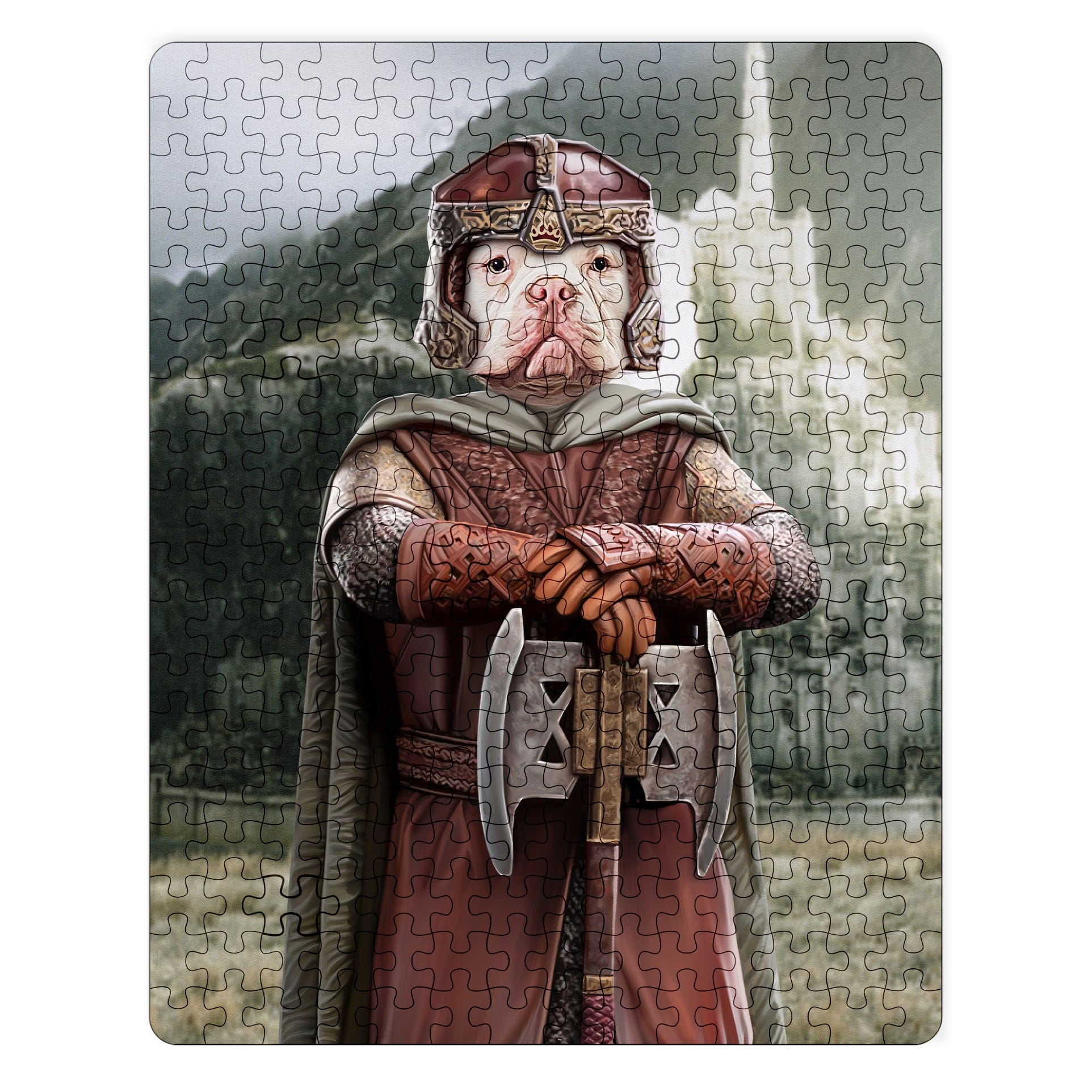 Royal and Paws - Puzzle The Dwarf - Custom Puzzle 11" x 14" / Background 1