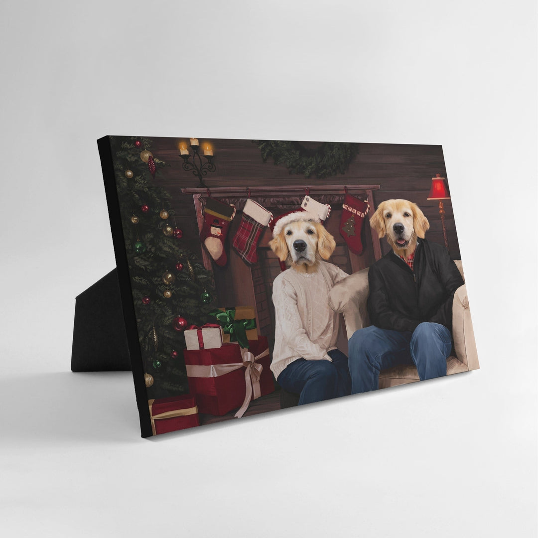 The Family Christmas - Custom Standing Canvas