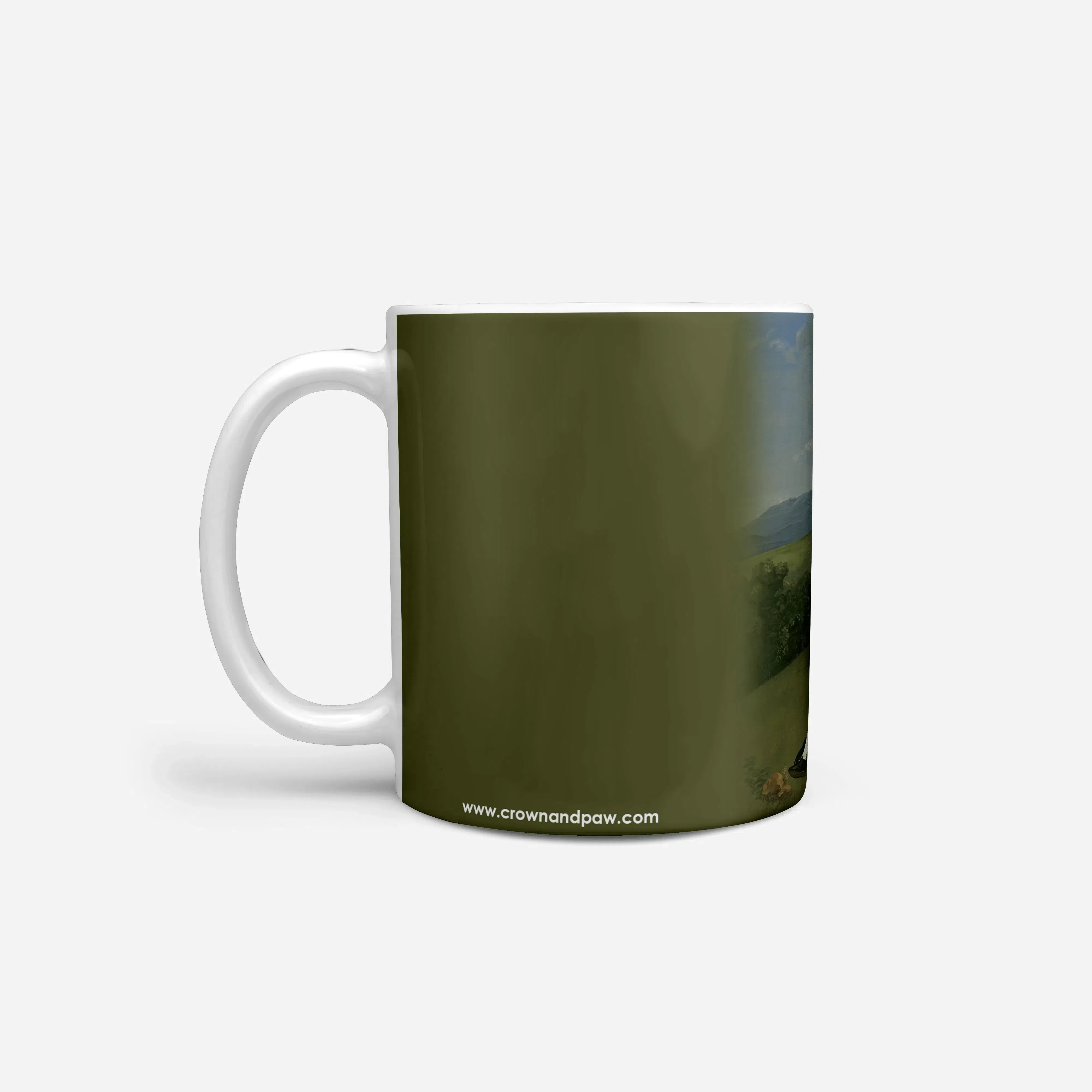 The Family Picnic (Five Pets) - Custom Mug