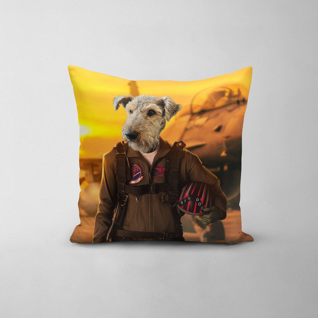 The Top Pilot - Custom Throw Pillow