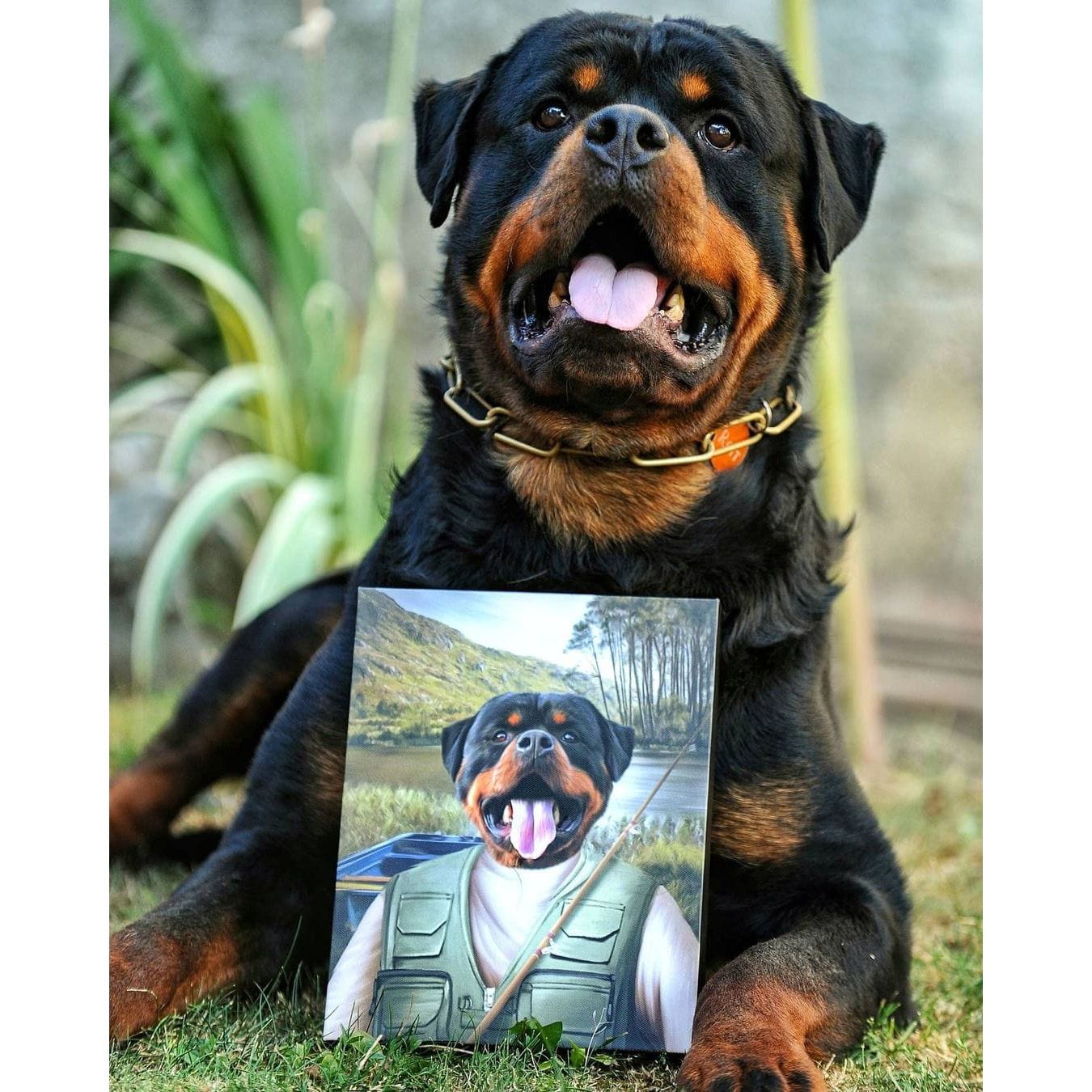 The Fisherman - Custom Pet Canvas