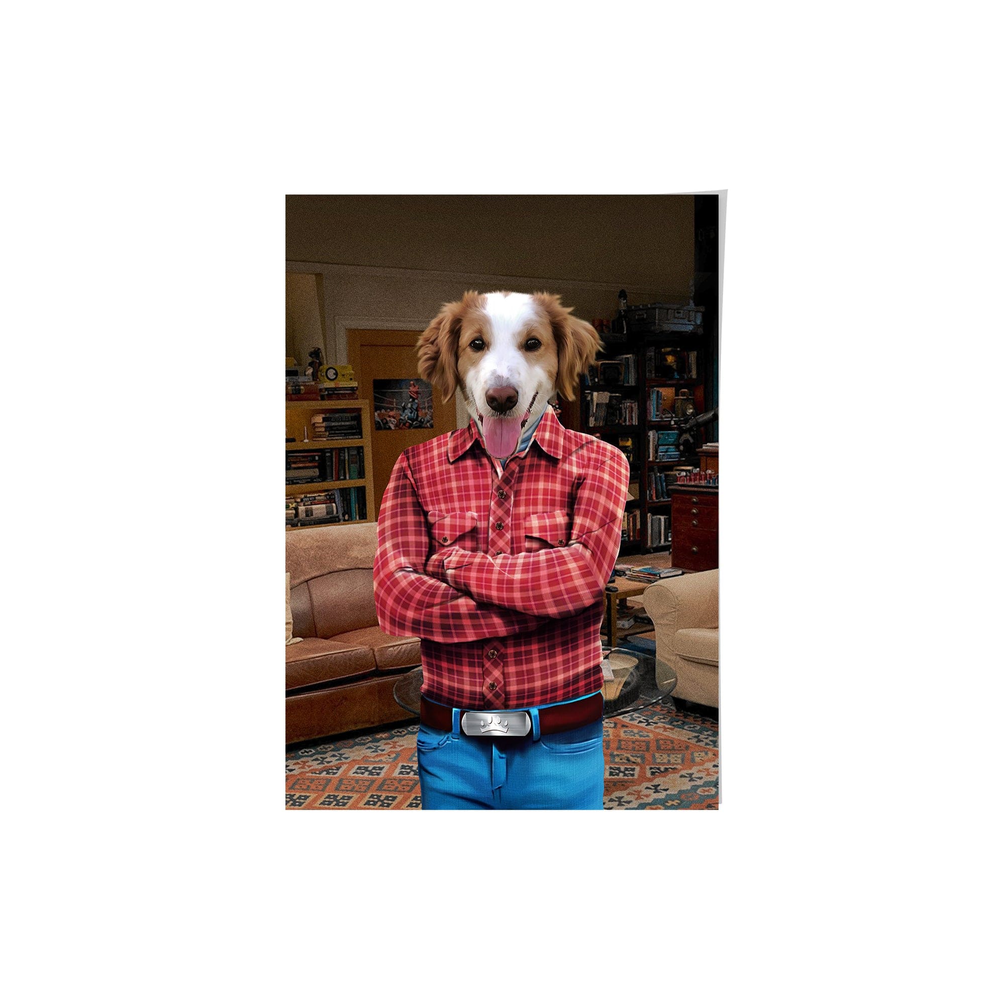 The Flirty Nerd - Custom Pet Poster