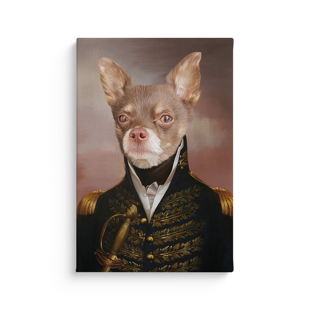 Royal and Paws - Canvas The General - Custom Pet Canvas