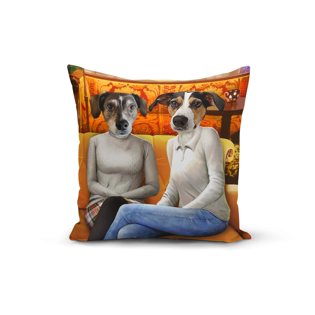 Girl Room Mates - Custom Throw Pillow