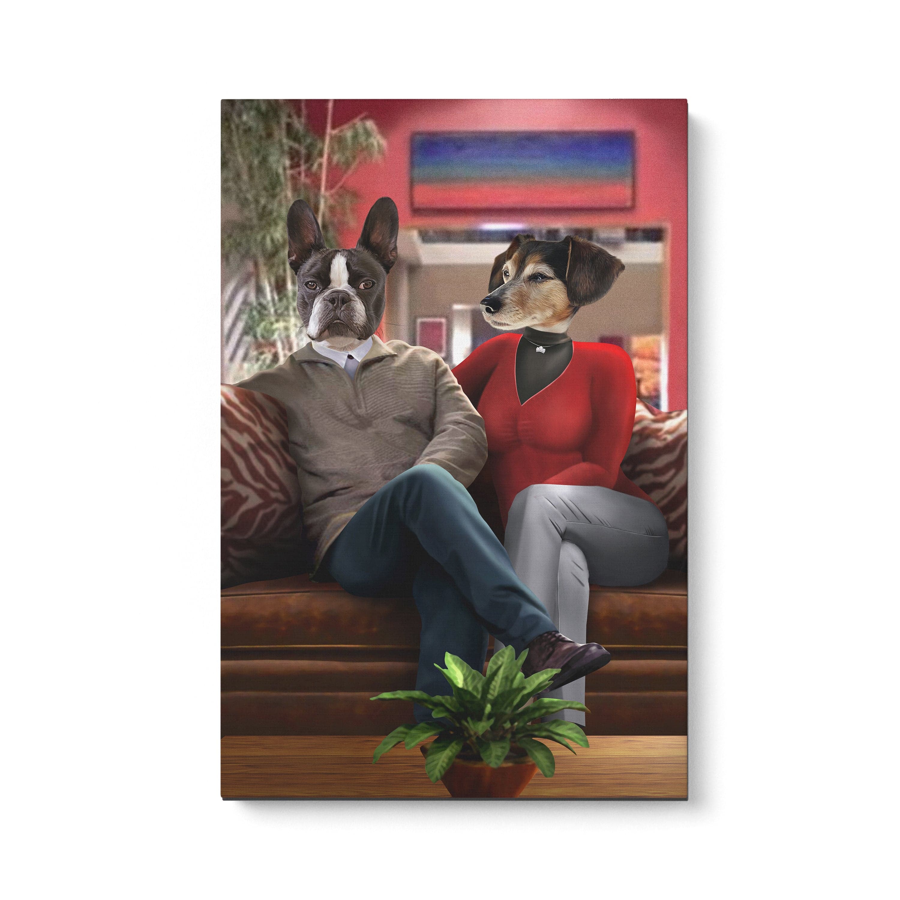 Jay and Gloria - Custom Pet Canvas