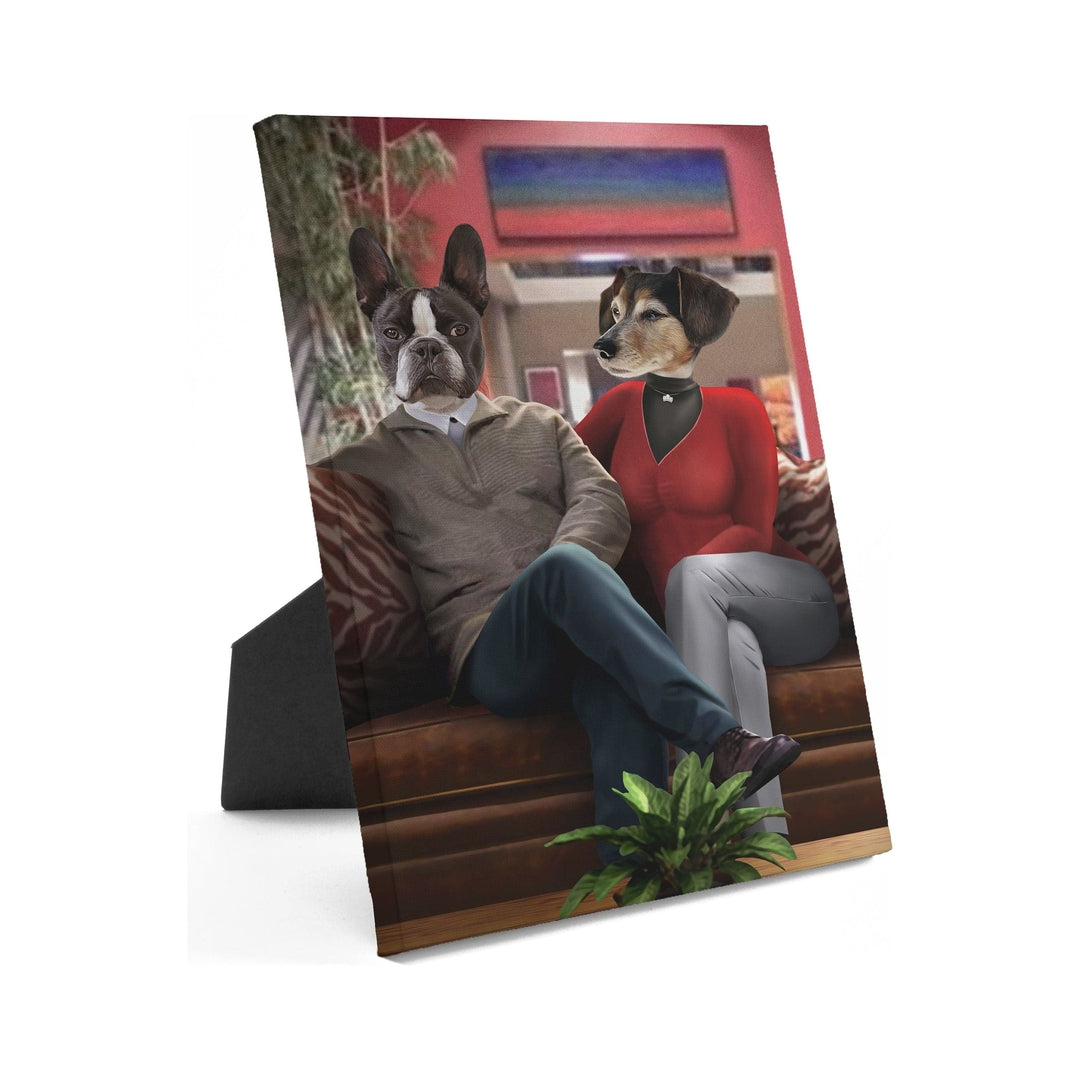 The Jay and Gloria - Custom Standing Canvas