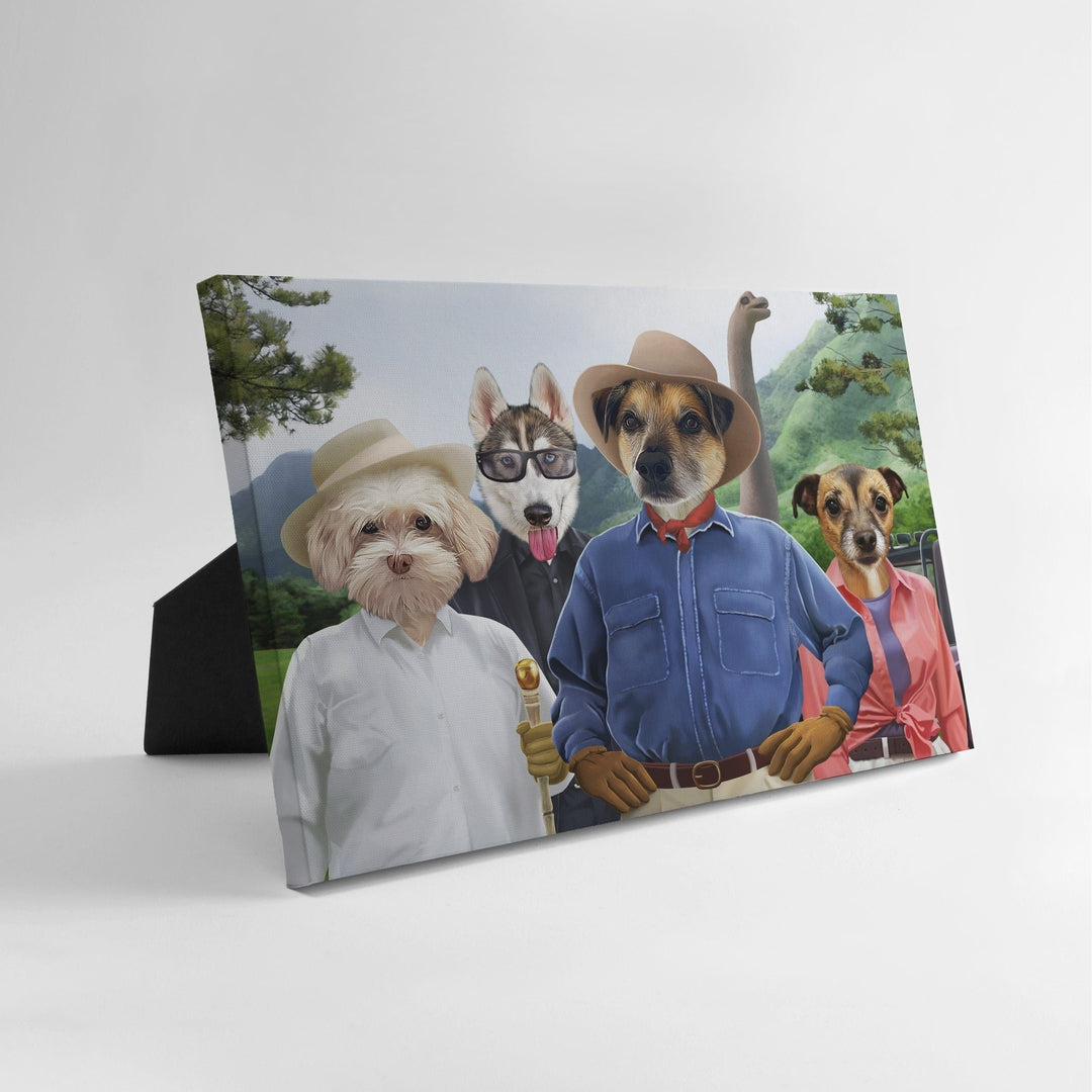 The Jurassic Explorers - Custom Standing Canvas