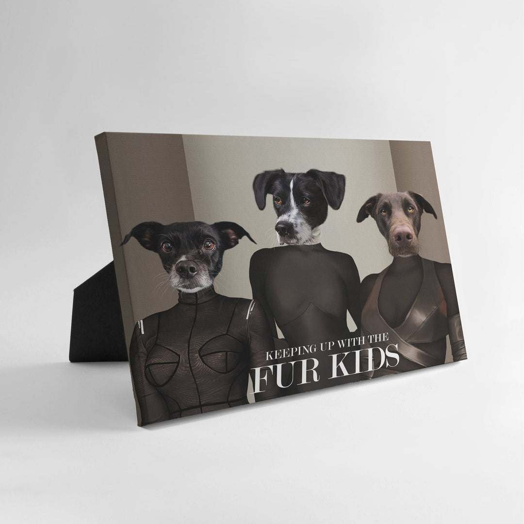 The Celeb Sisters - Custom Standing Canvas