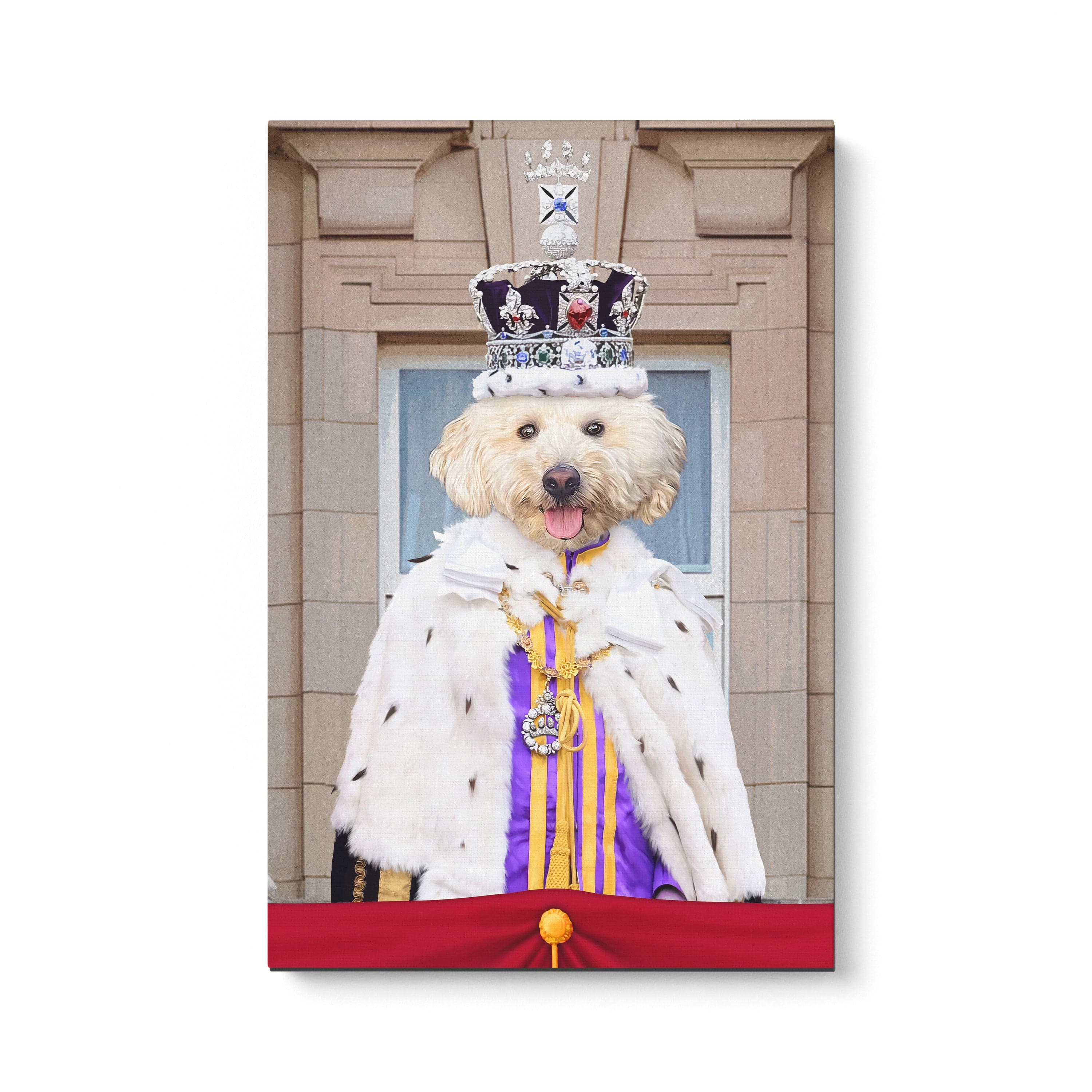 King's Coronation - Custom Pet Canvas