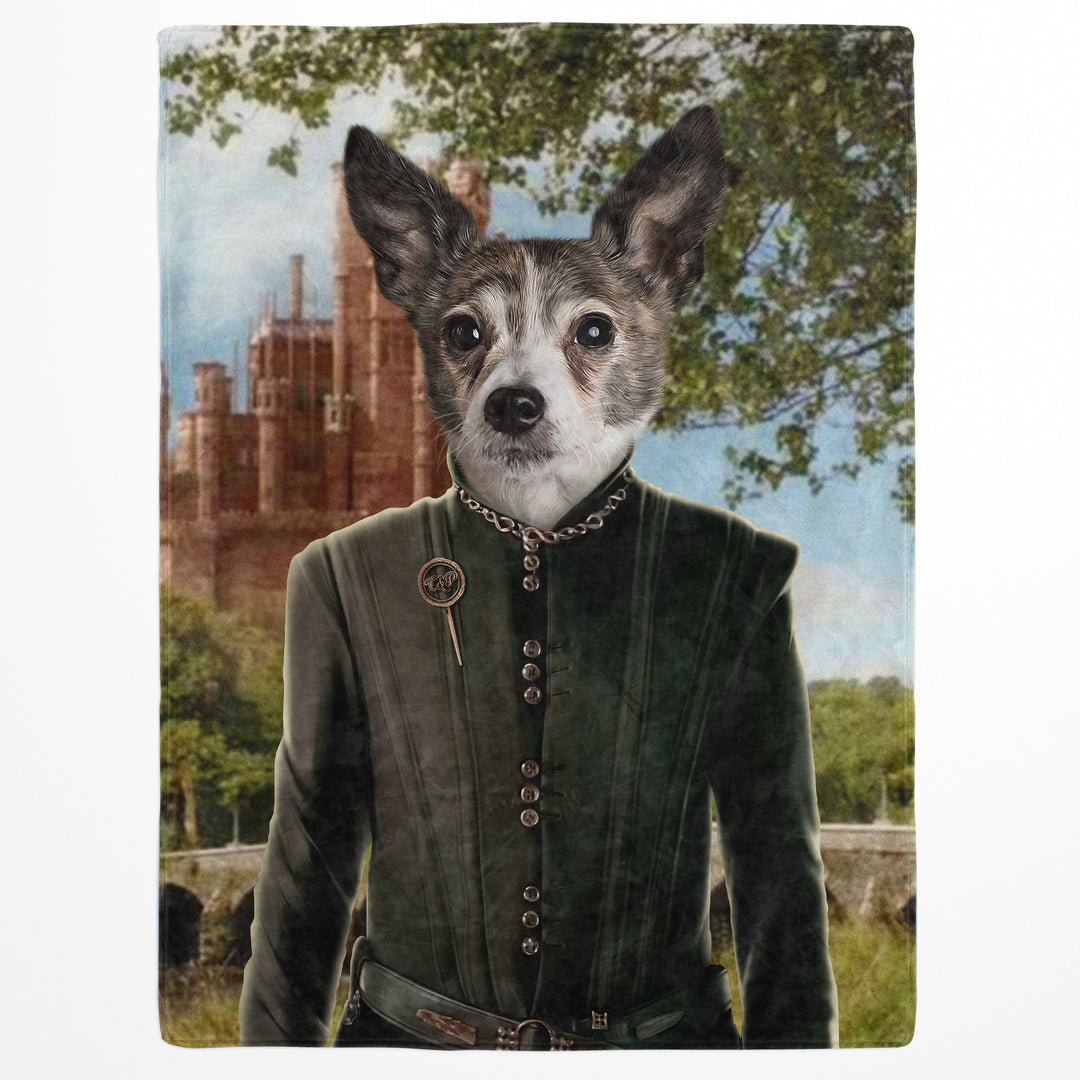 Royal and Paws - Blanket The King's Informer - Custom Pet Blanket 30" x 40" / Castle 1