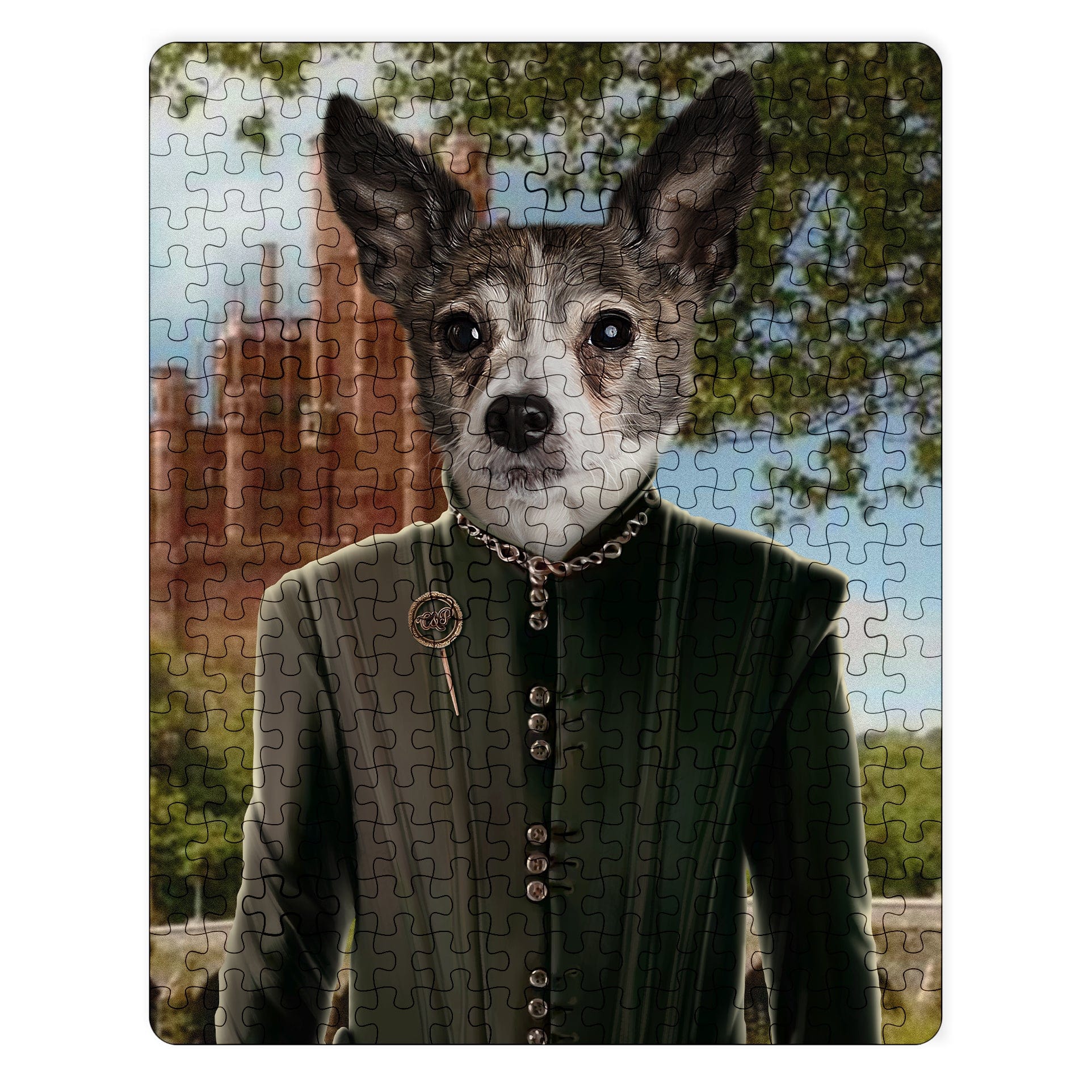 Royal and Paws - Puzzle The King's Informer - Custom Puzzle 11" x 14" / Castle 1