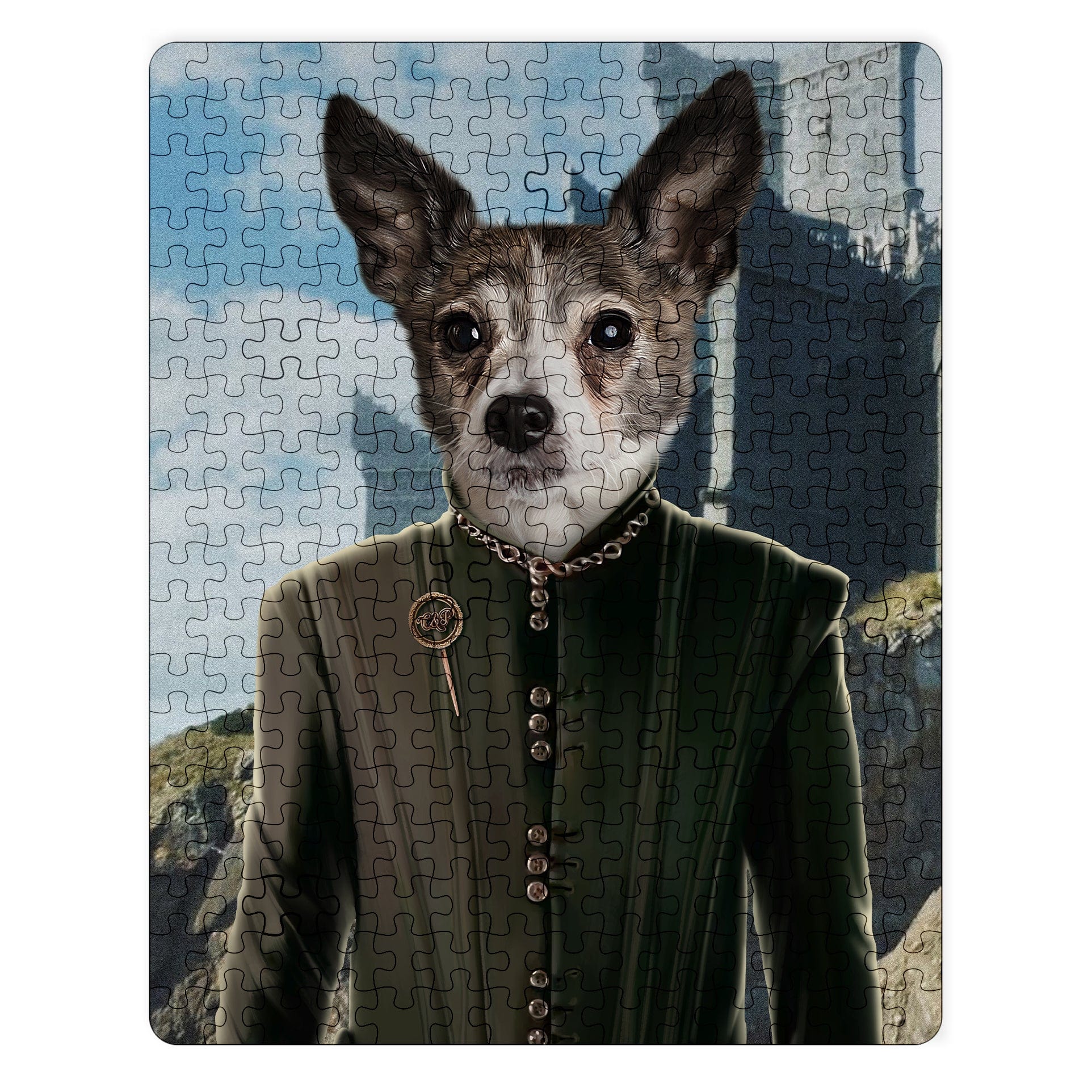 Royal and Paws - Puzzle The King's Informer - Custom Puzzle 11" x 14" / Castle 2