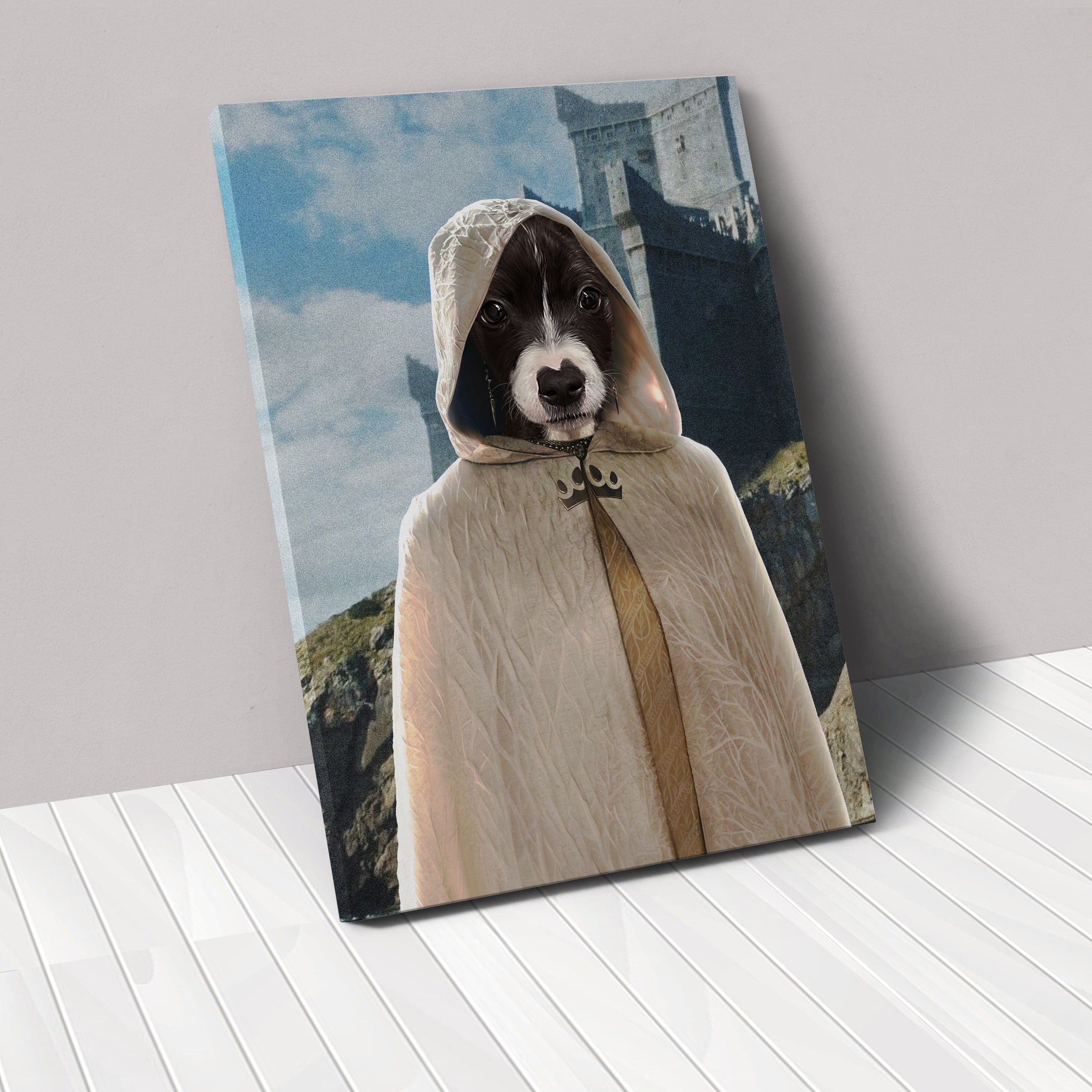 Royal and Paws - Canvas The King's Spy - Custom Pet Canvas 8" x 10" / Castle 2
