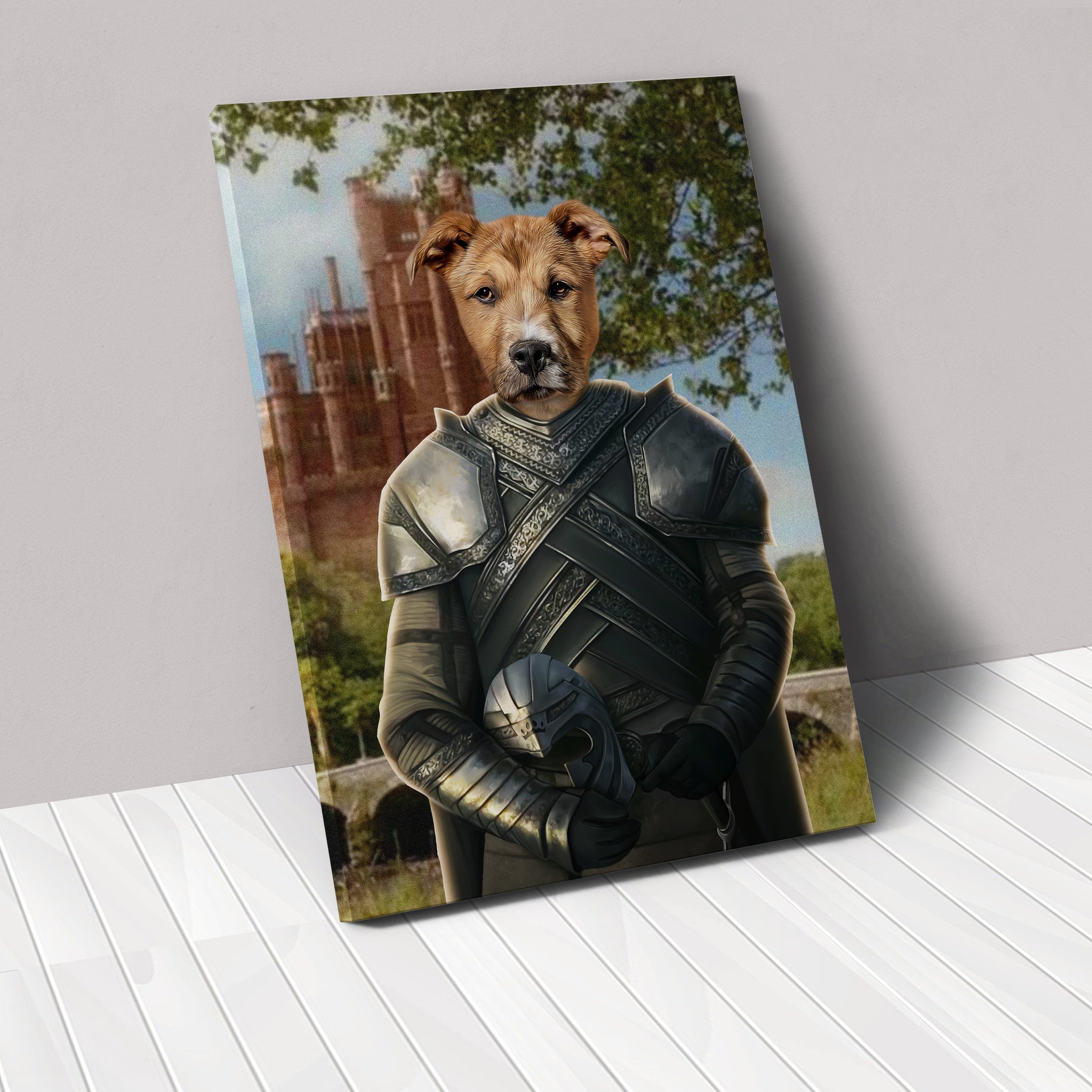 Royal and Paws - Canvas The Kingmaker - Custom Pet Canvas 8" x 10" / Castle 1