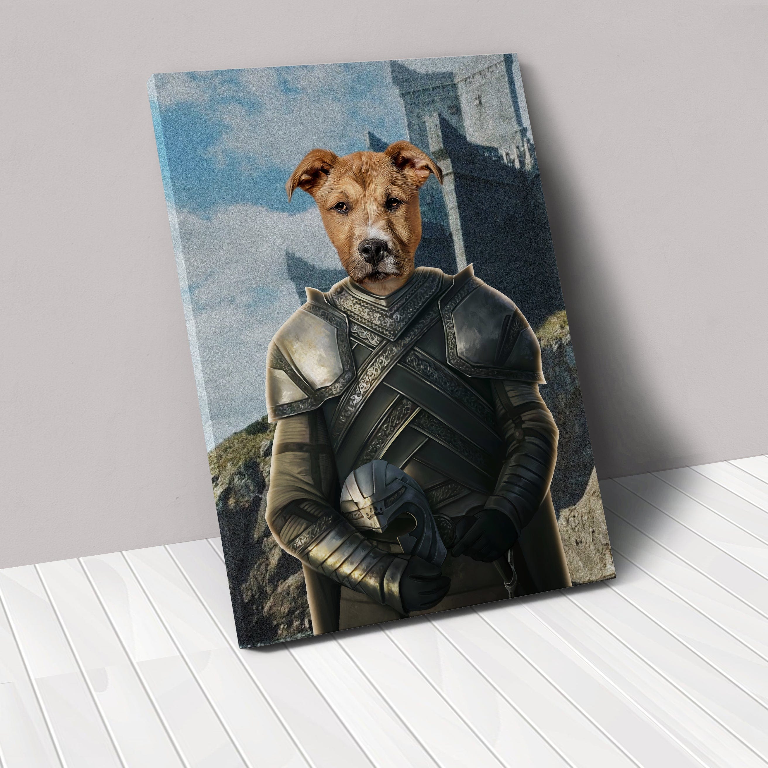 Royal and Paws - Canvas The Kingmaker - Custom Pet Canvas 8" x 10" / Castle 2