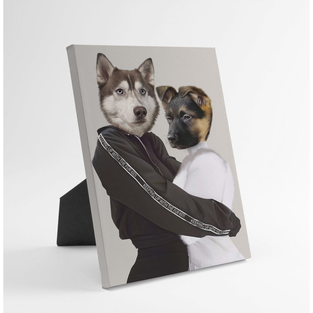 The Insta Sisters - Custom Standing Canvas