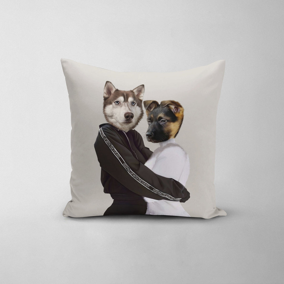 The Insta Sisters - Custom Throw Pillow