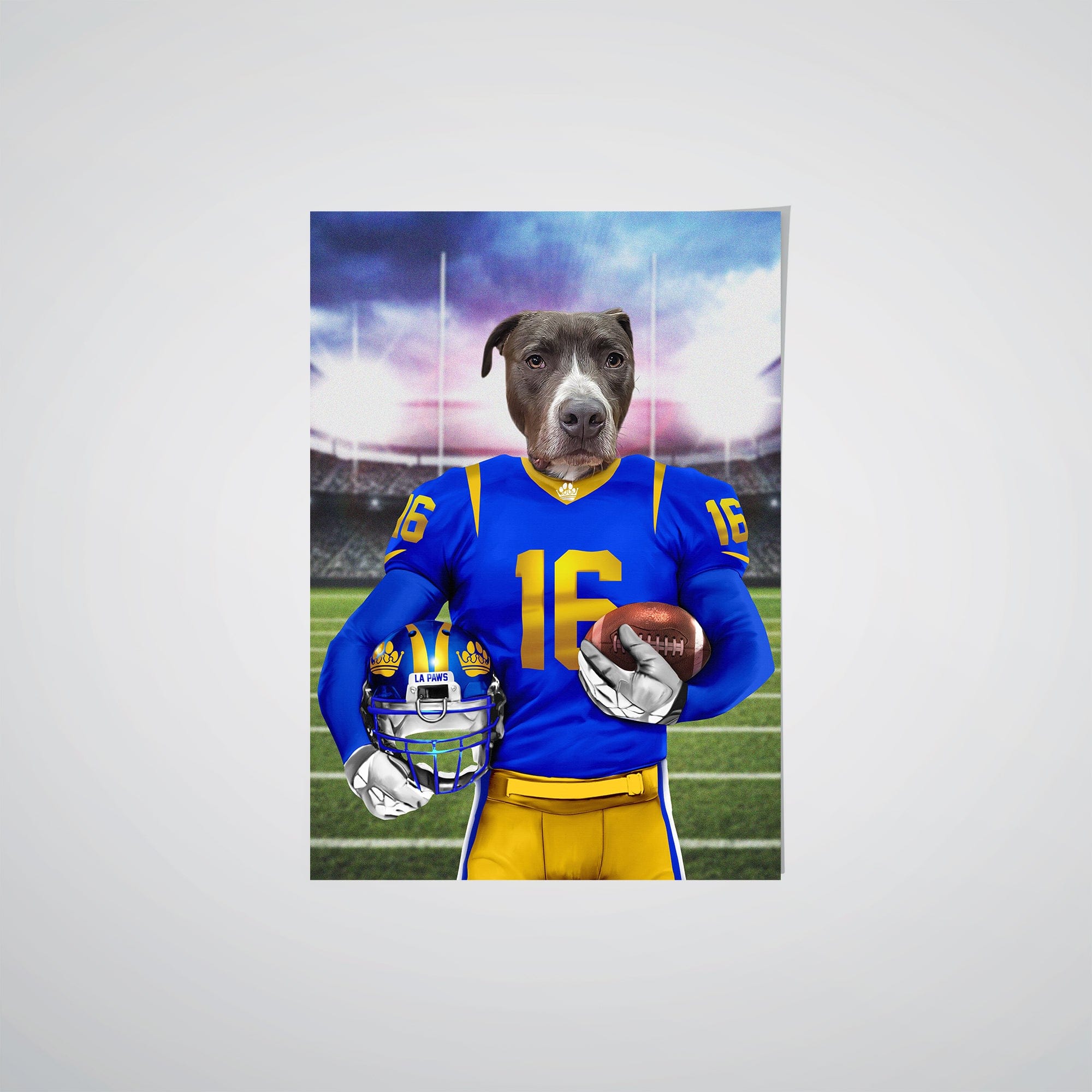 The LA Paws - Custom Pet Poster