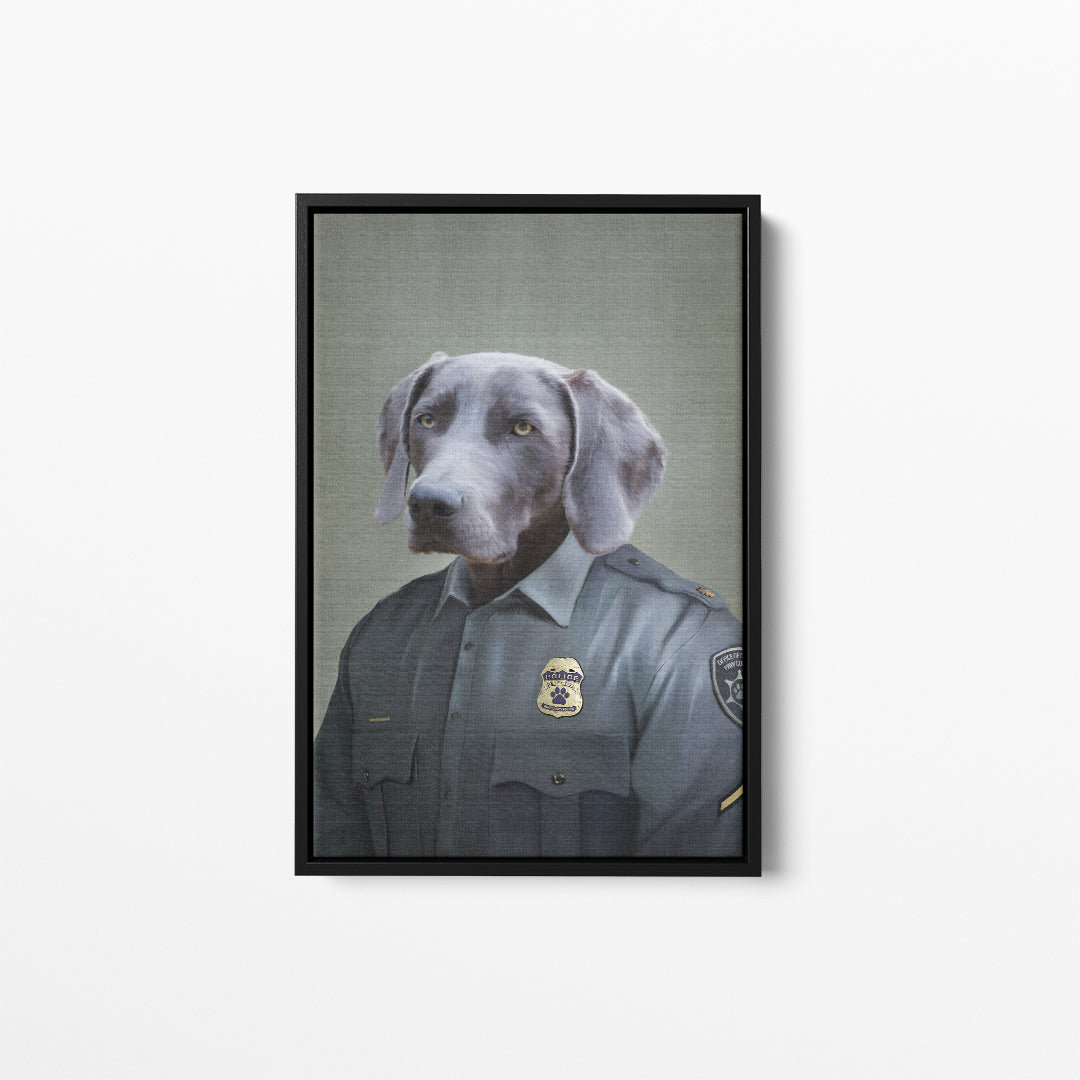 Police Officer (Male) - Custom Pet Canvas