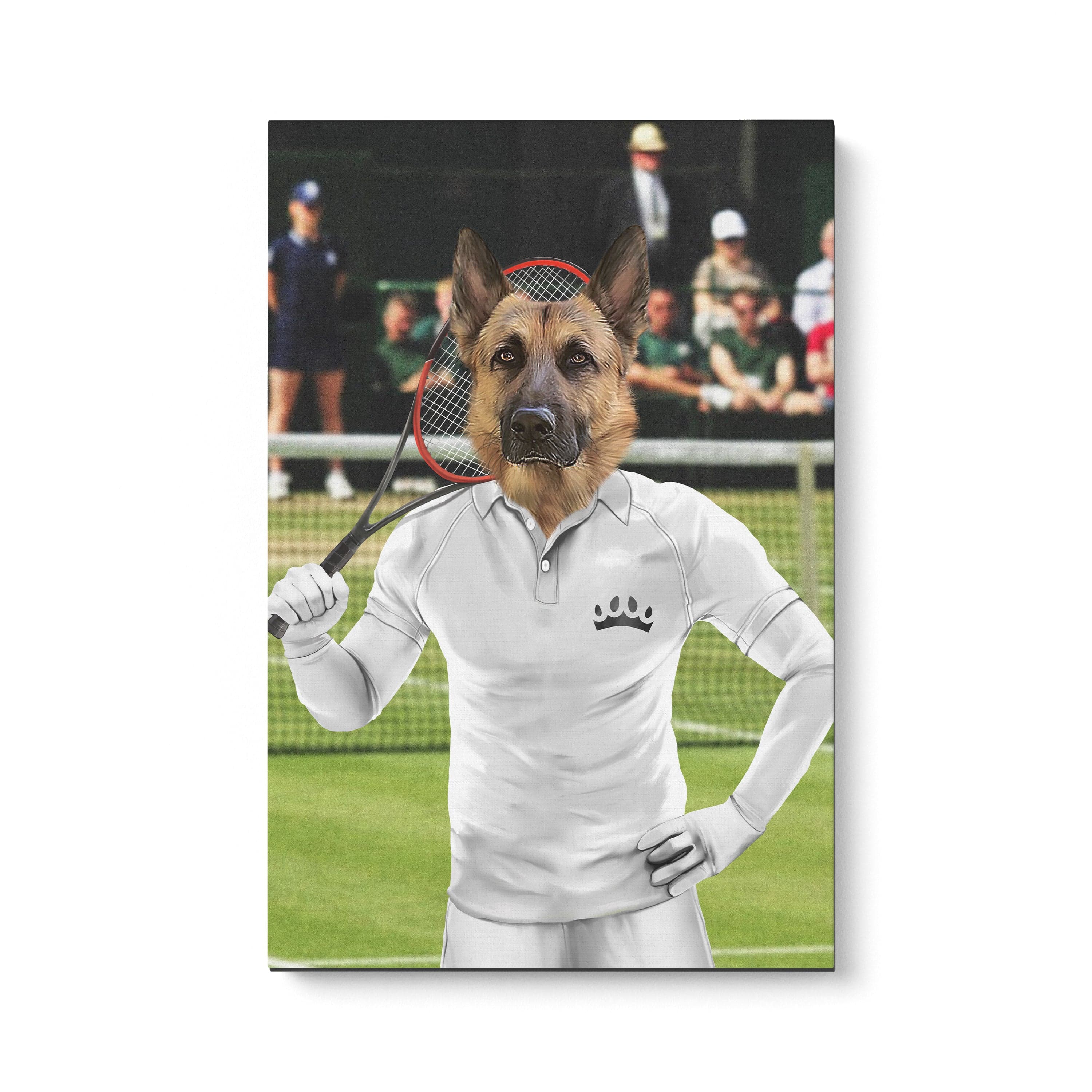 Male Tennis Player - Custom Pet Canvas