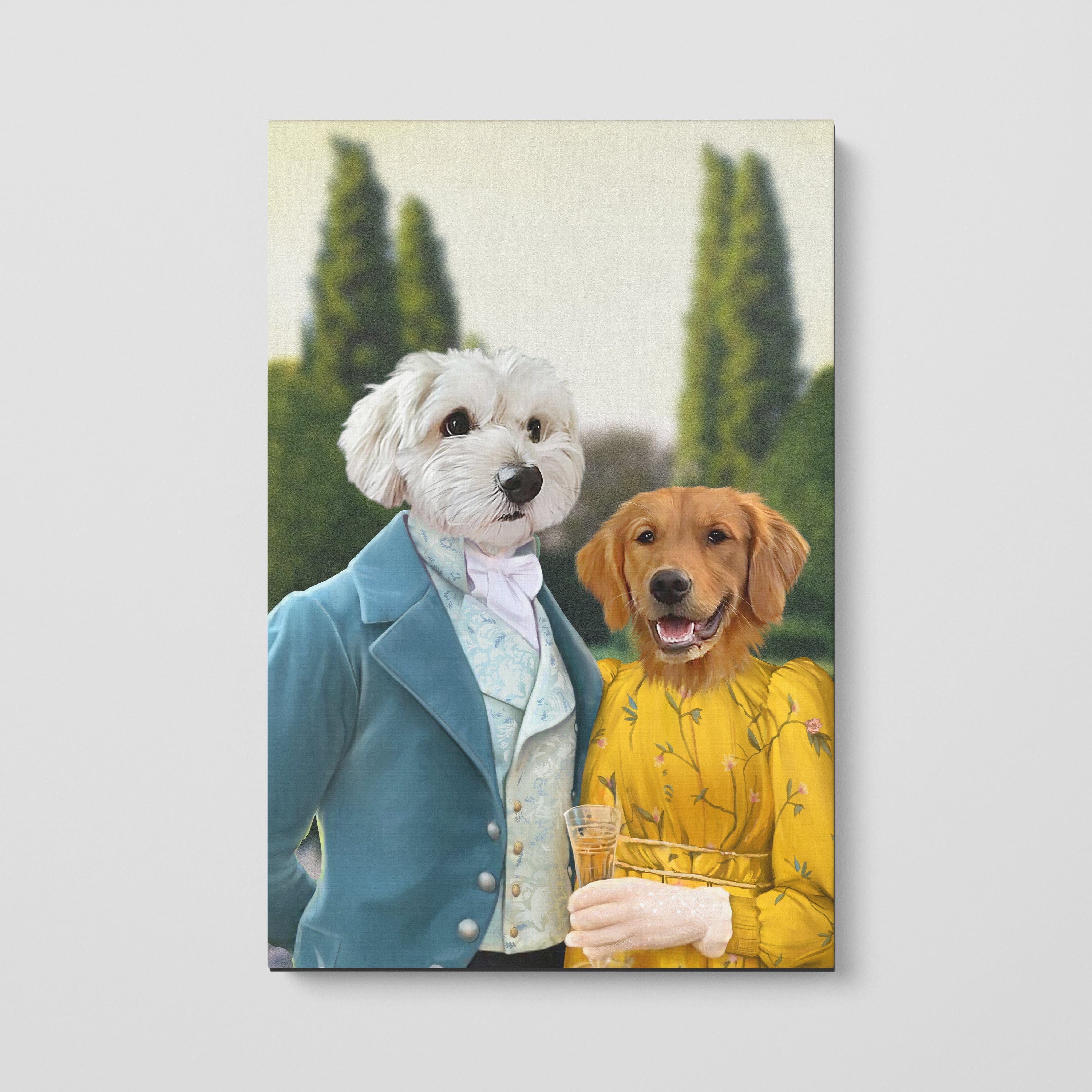 Colin and Marina - Custom Pet Canvas