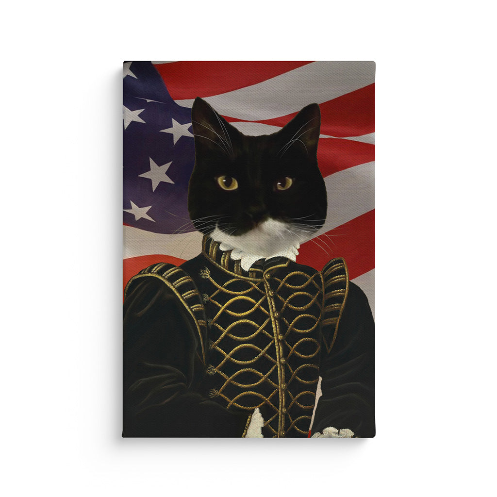 The Noble - USA Flag Edition - Custom Pet Canvas