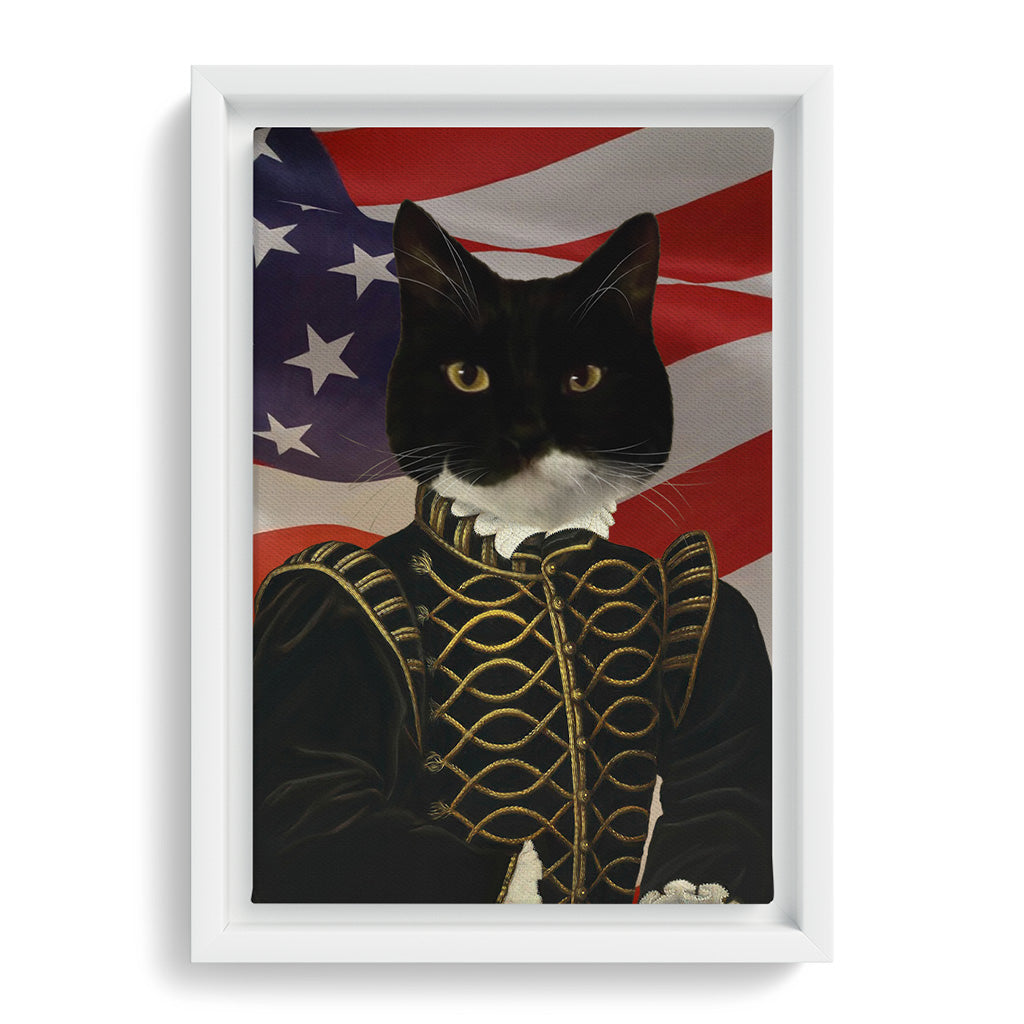 The Noble - USA Flag Edition - Custom Pet Canvas