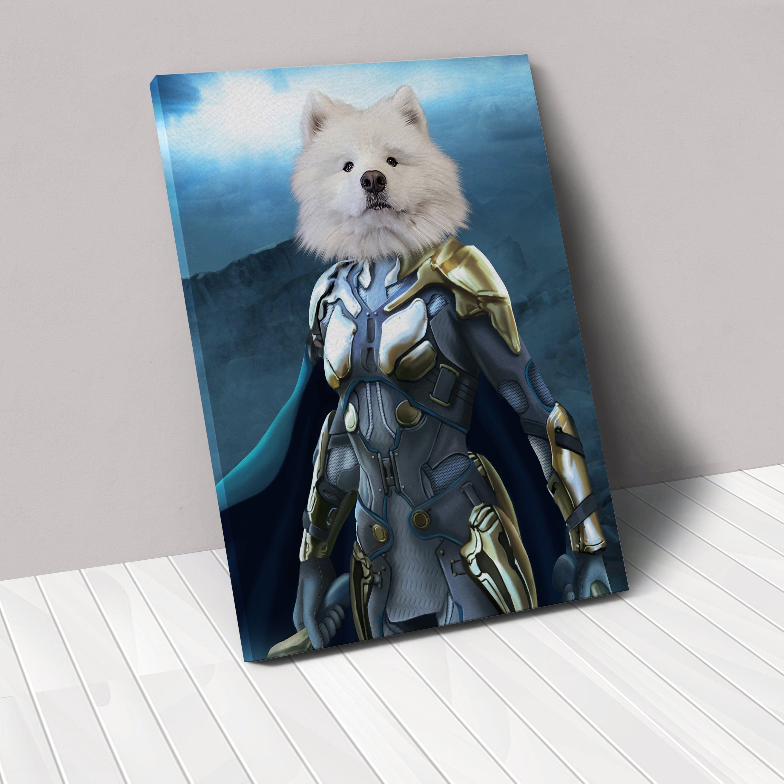 The Norse Warrior - Custom Pet Canvas