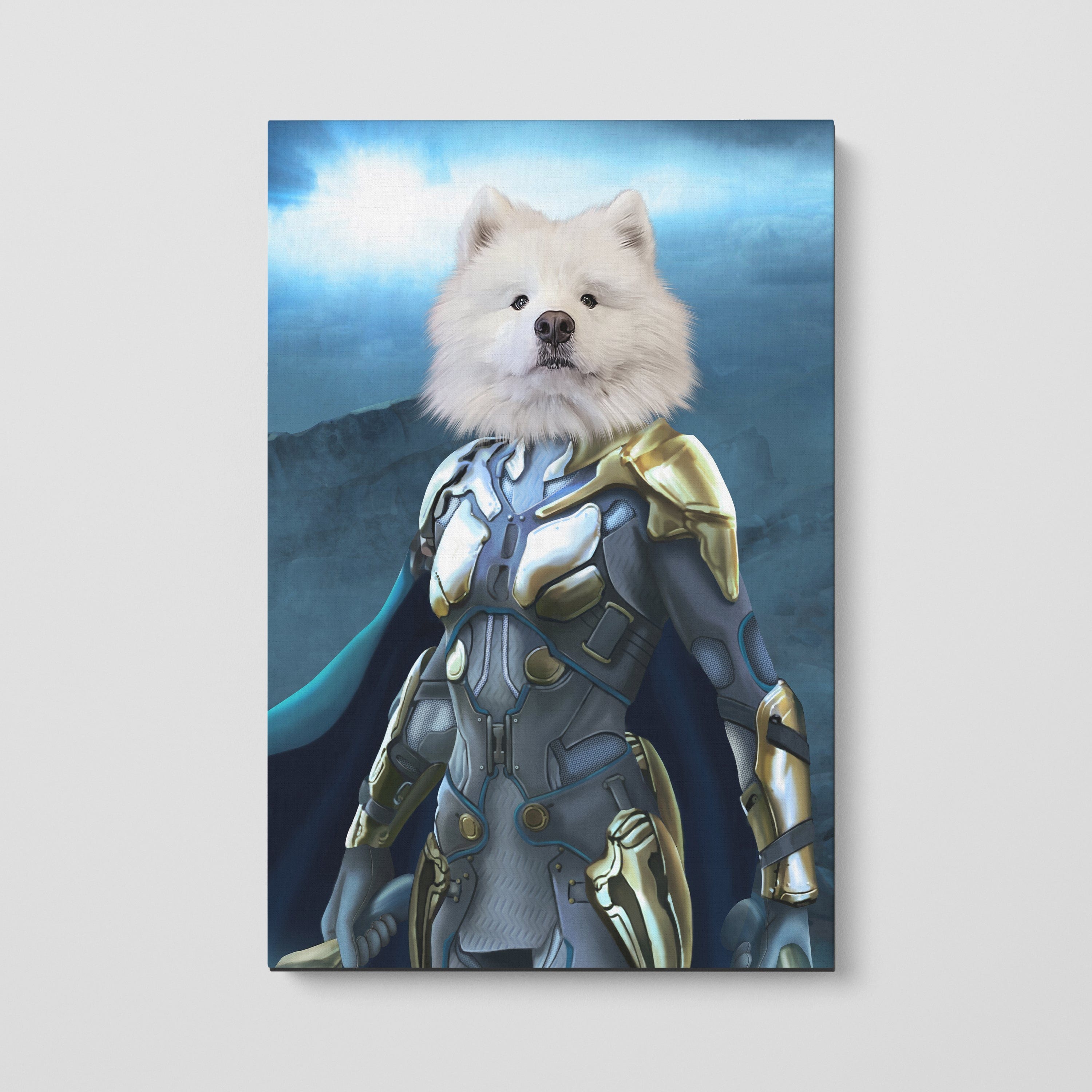 The Norse Warrior - Custom Pet Canvas