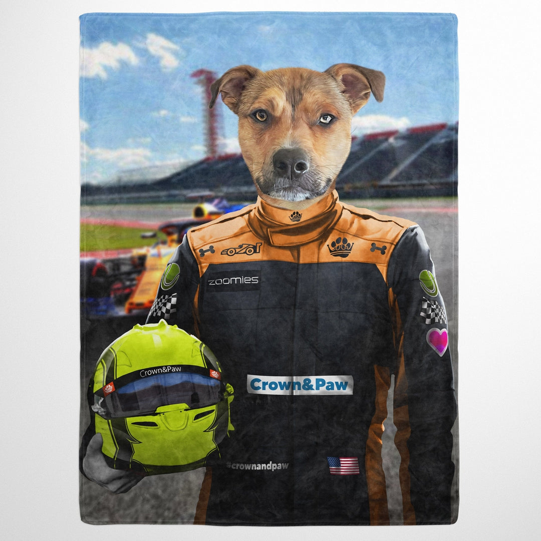 The Orange Driver - Custom Pet Blanket