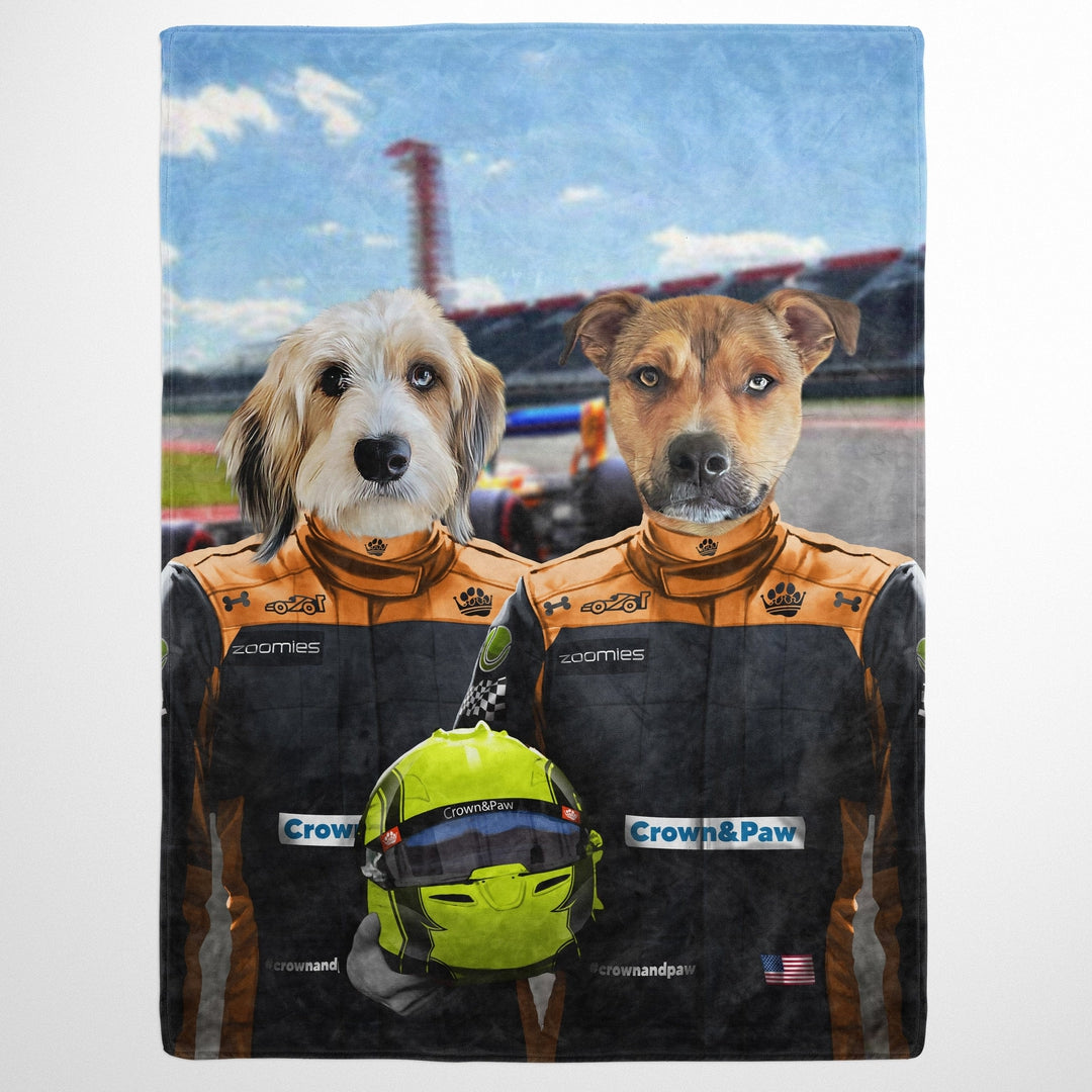 The Orange Drivers - Custom Pet Blanket