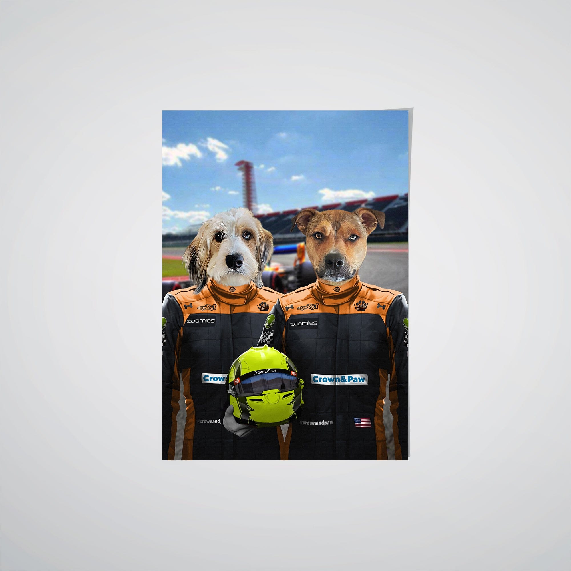 The Orange Drivers - Custom Pet Poster