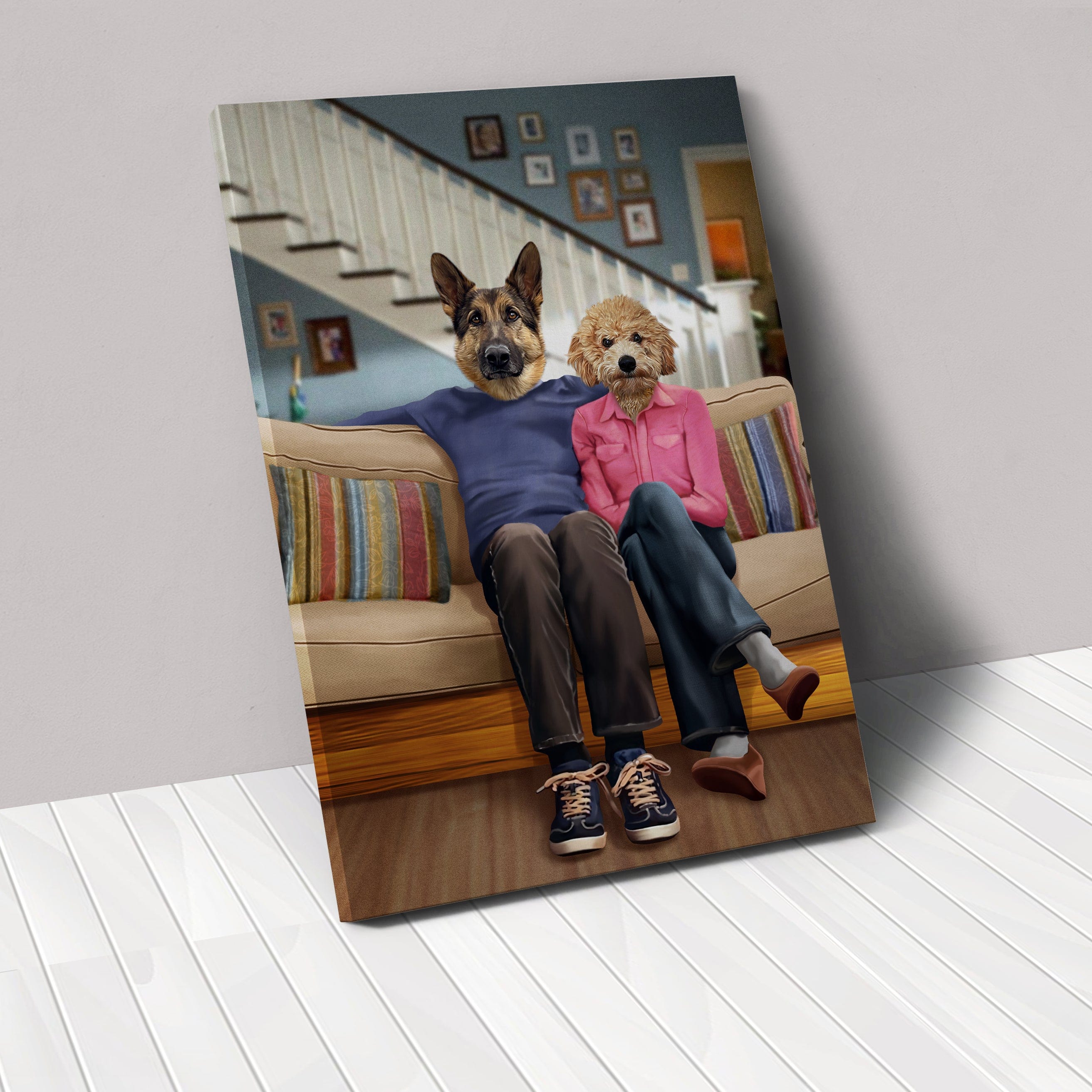 Phil and Claire- Custom Pet Canvas